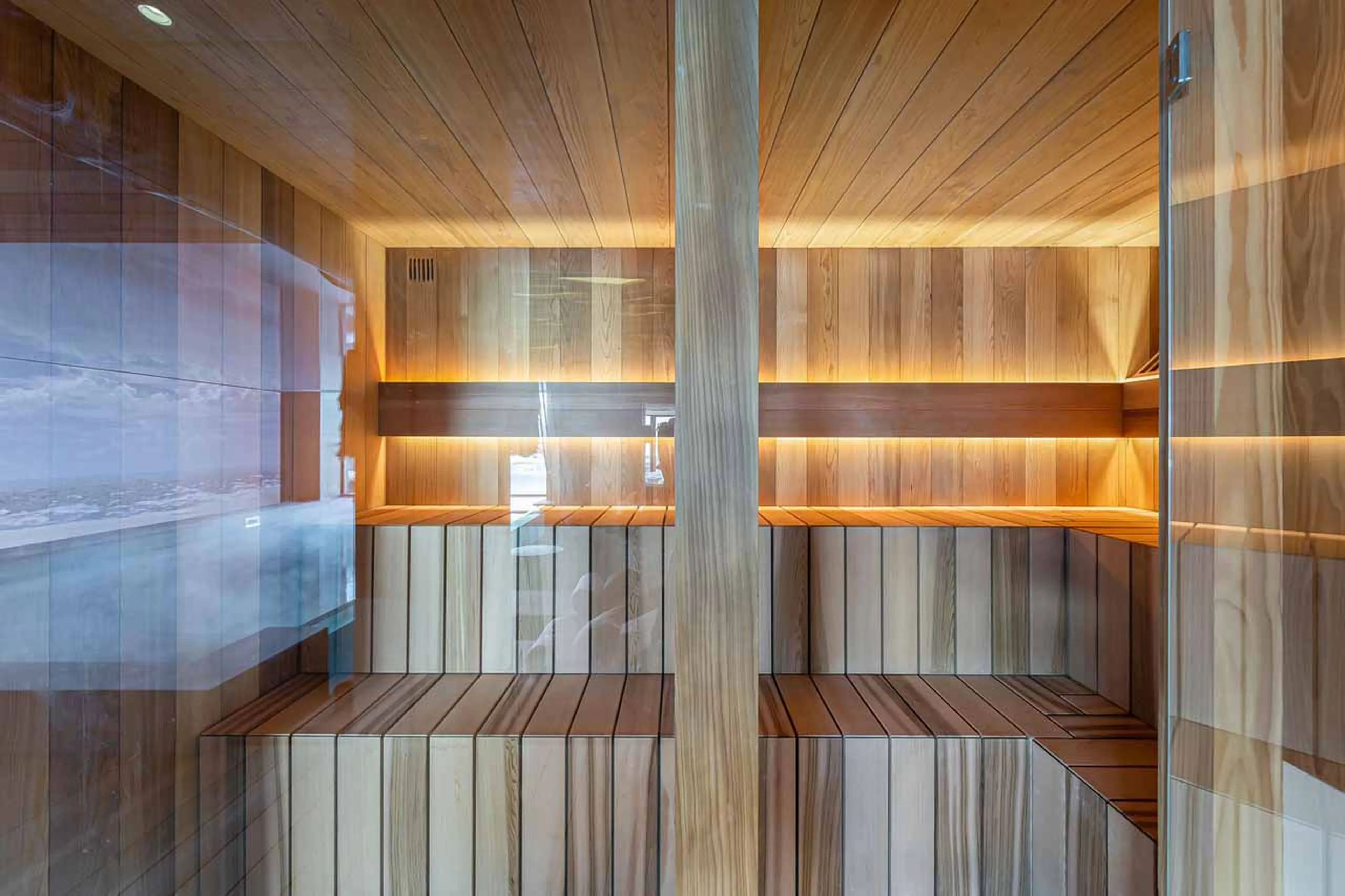 Sauna at Chalet White Sand in Courchevel 1550