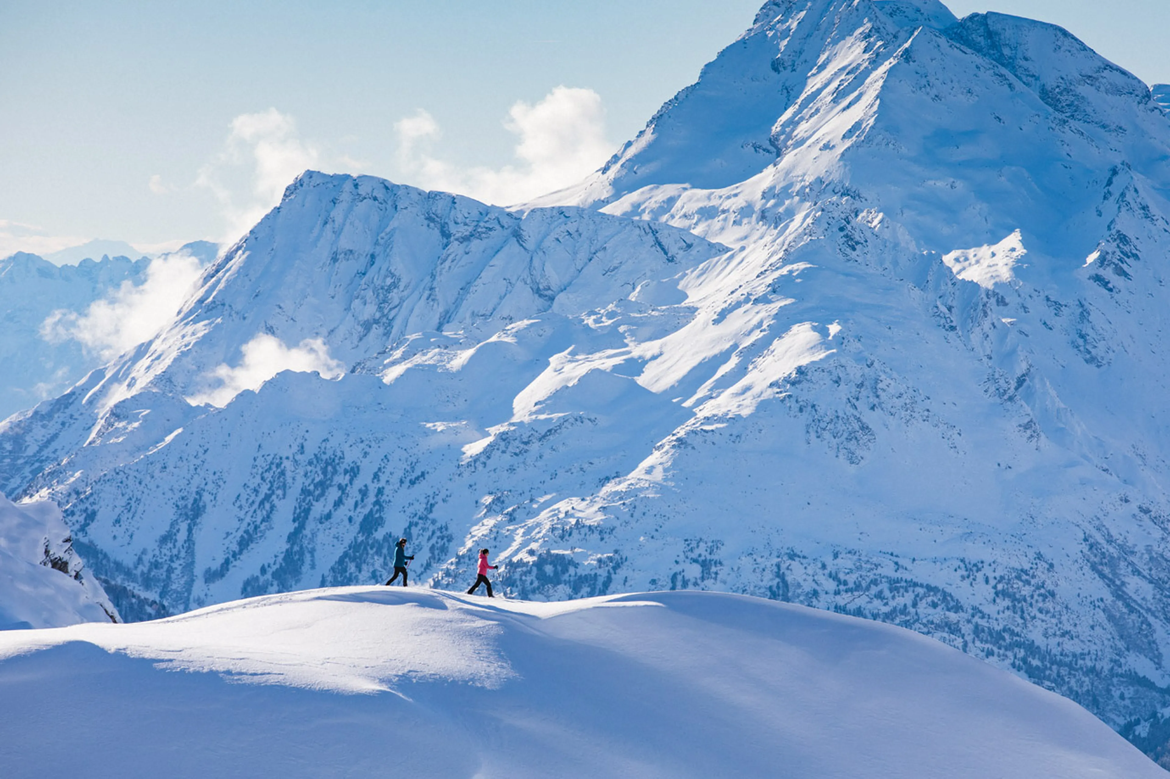 Snowshoeing in St Moritz