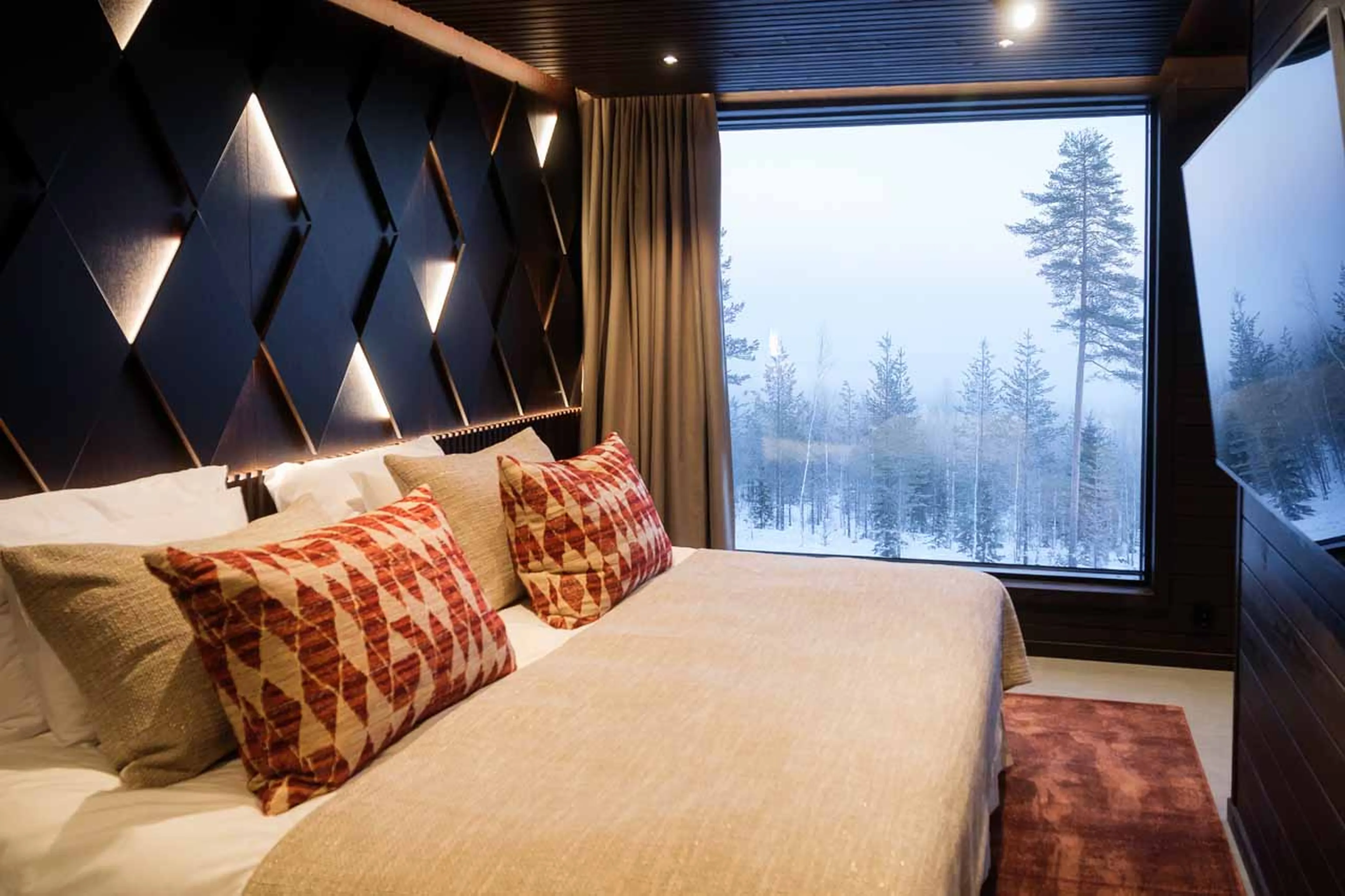Bedroom 1 at Octola II Lodge in Finland