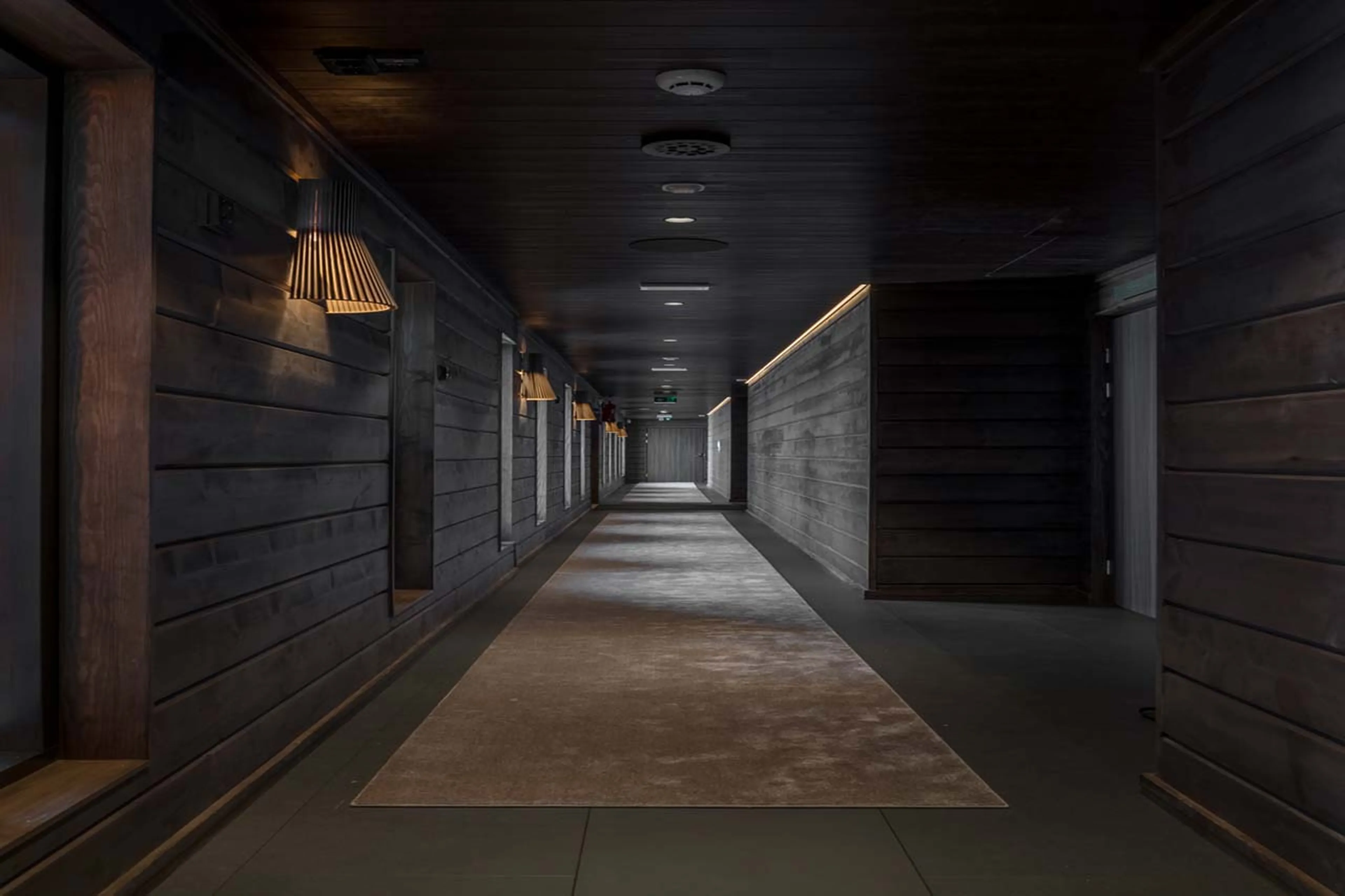 Hallway of Octola Private Wilderness in Finland