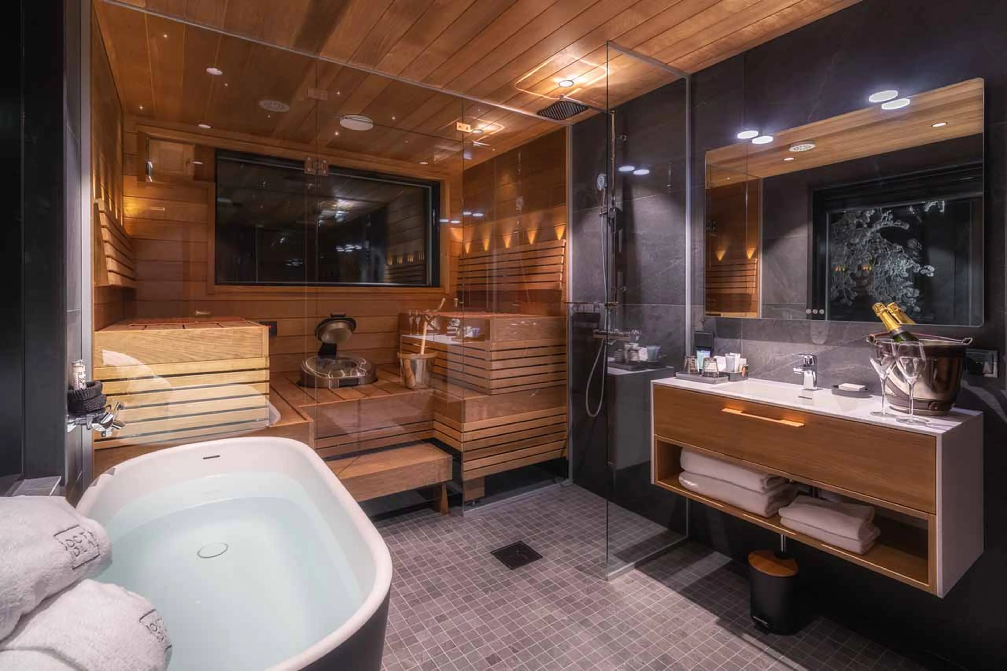 Bathroom at Octola Villa in Arctic Finland