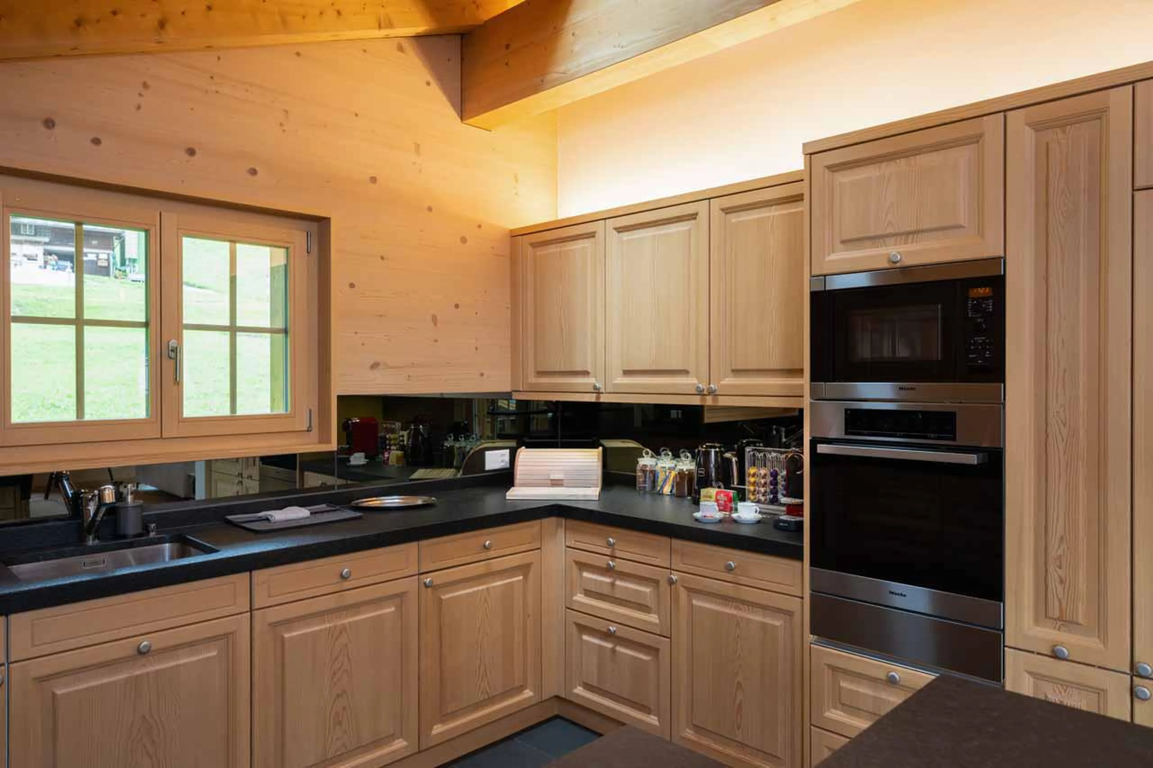 Beautiful kitchen space at Chalet Alia in Grindelwald