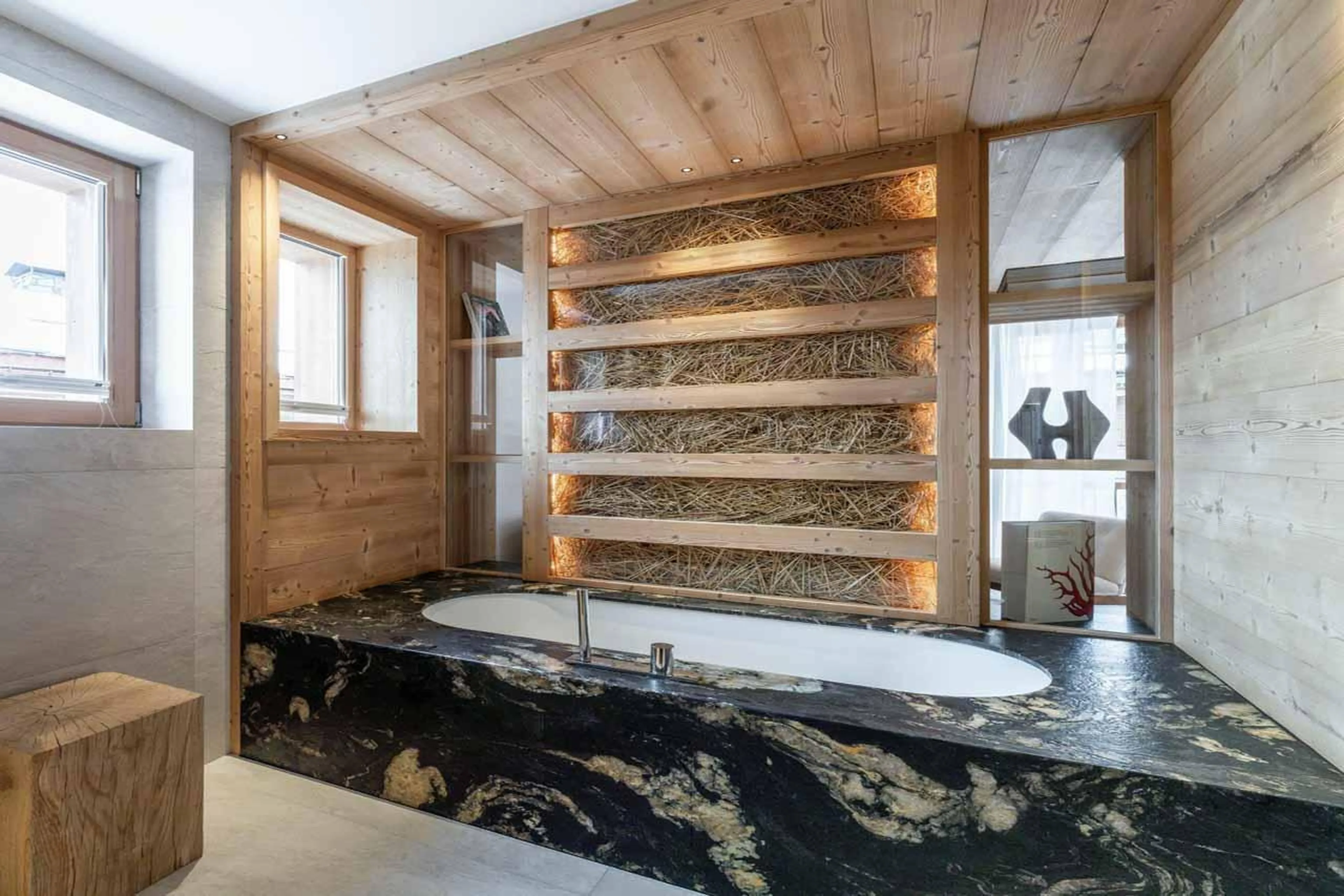 En-suite bathroom in Chalet Beloukha, Courchevel Le Praz