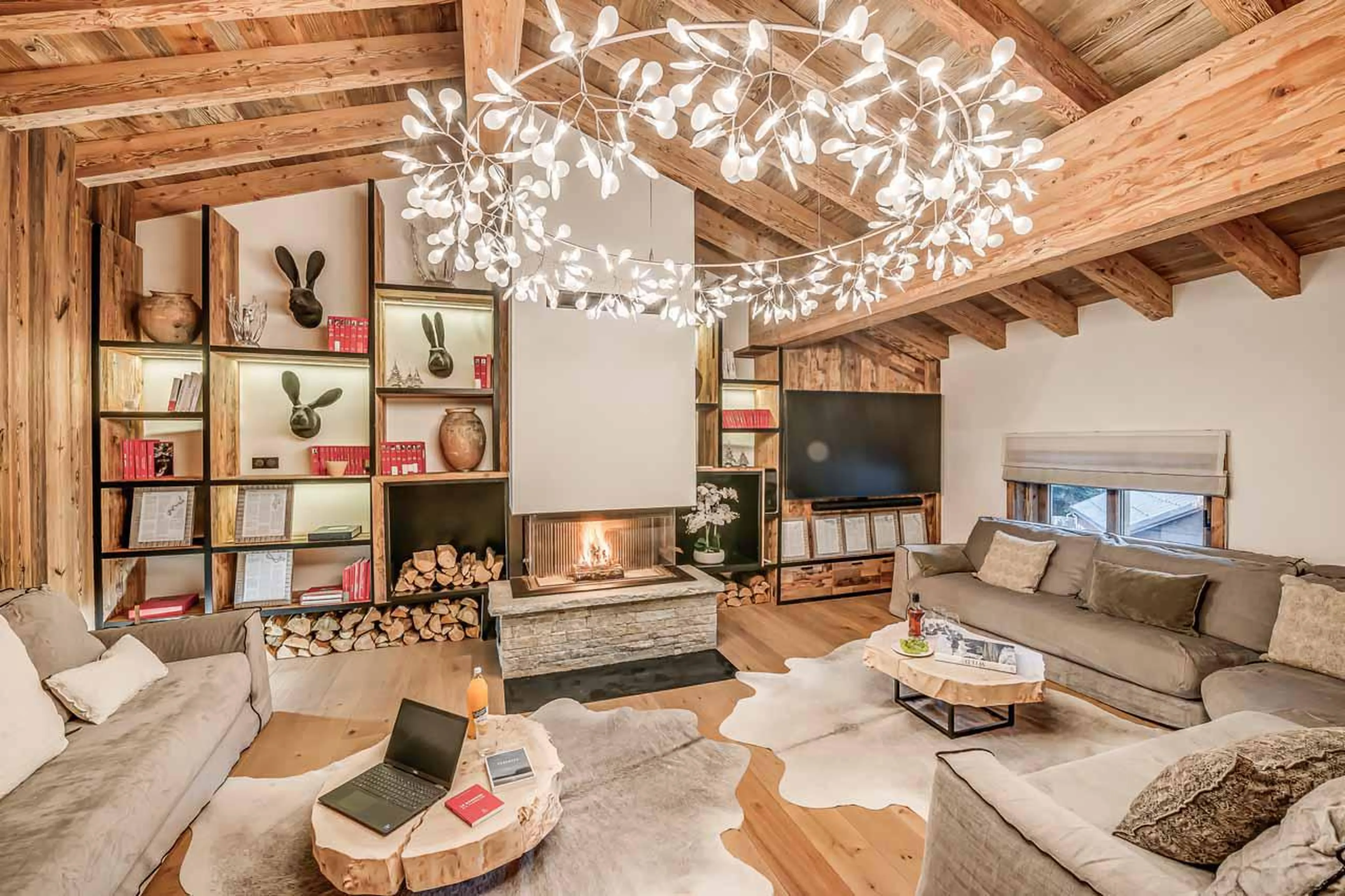 Living area in Chalet Casa San Bernardo