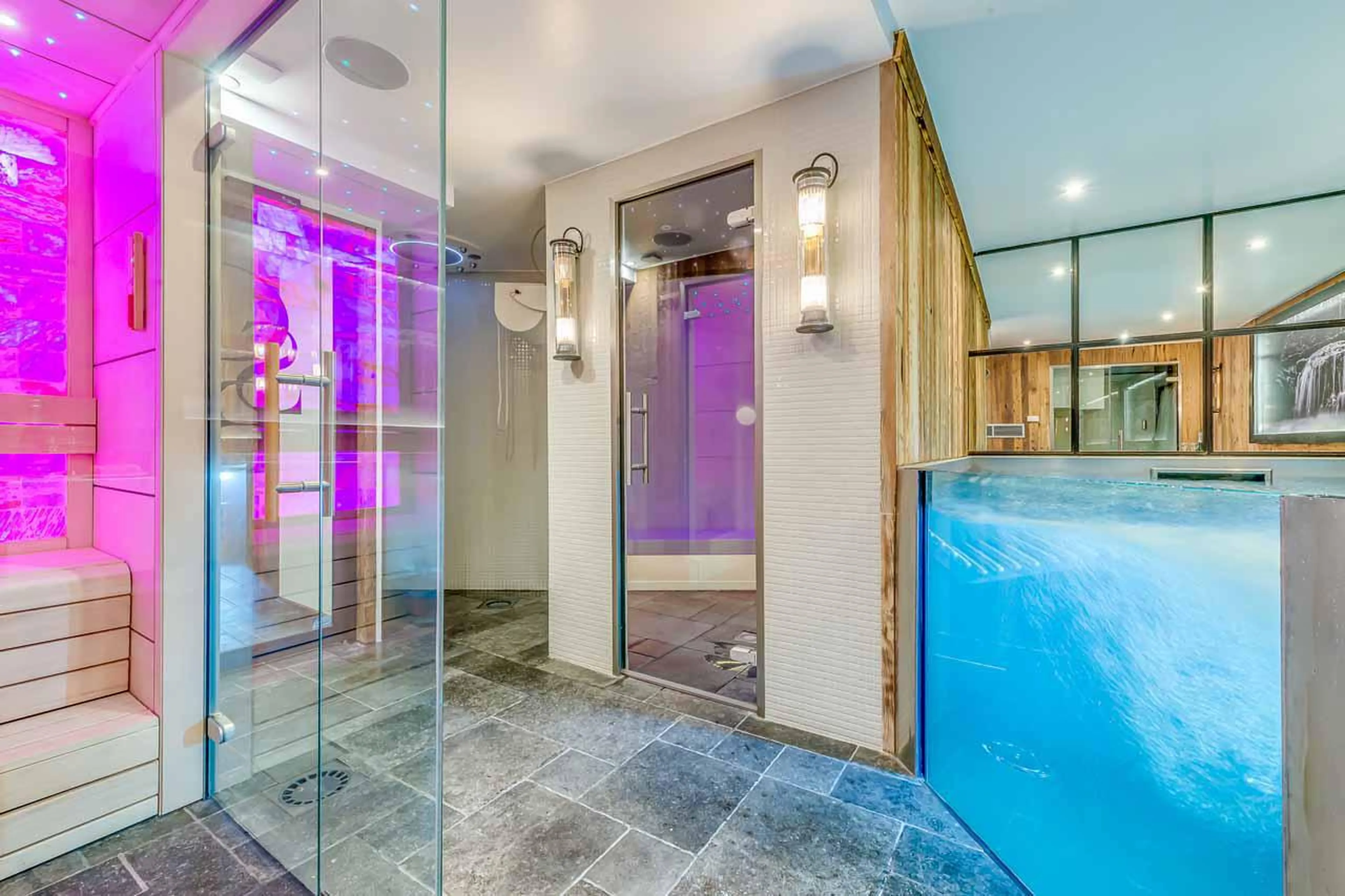 Spa/wellness area in Chalet Casa San Bernardo