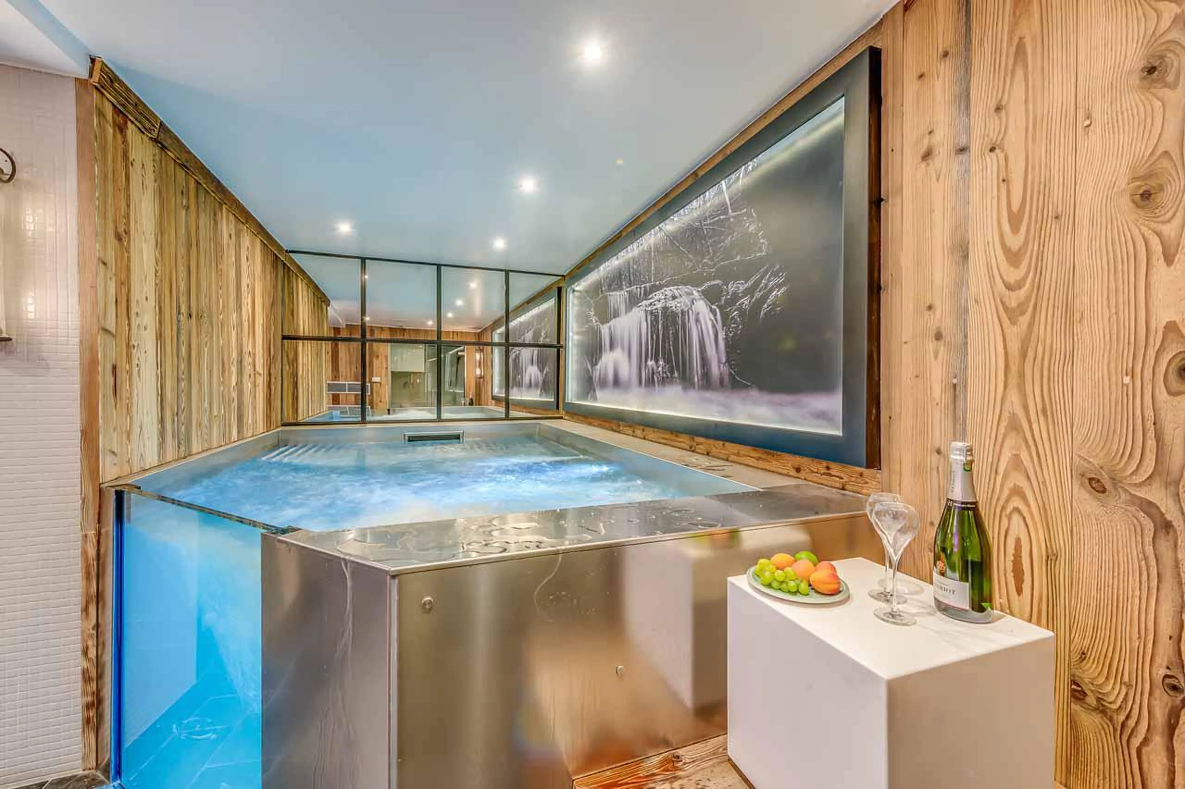 Hot tub in Chalet Casa San Bernardo