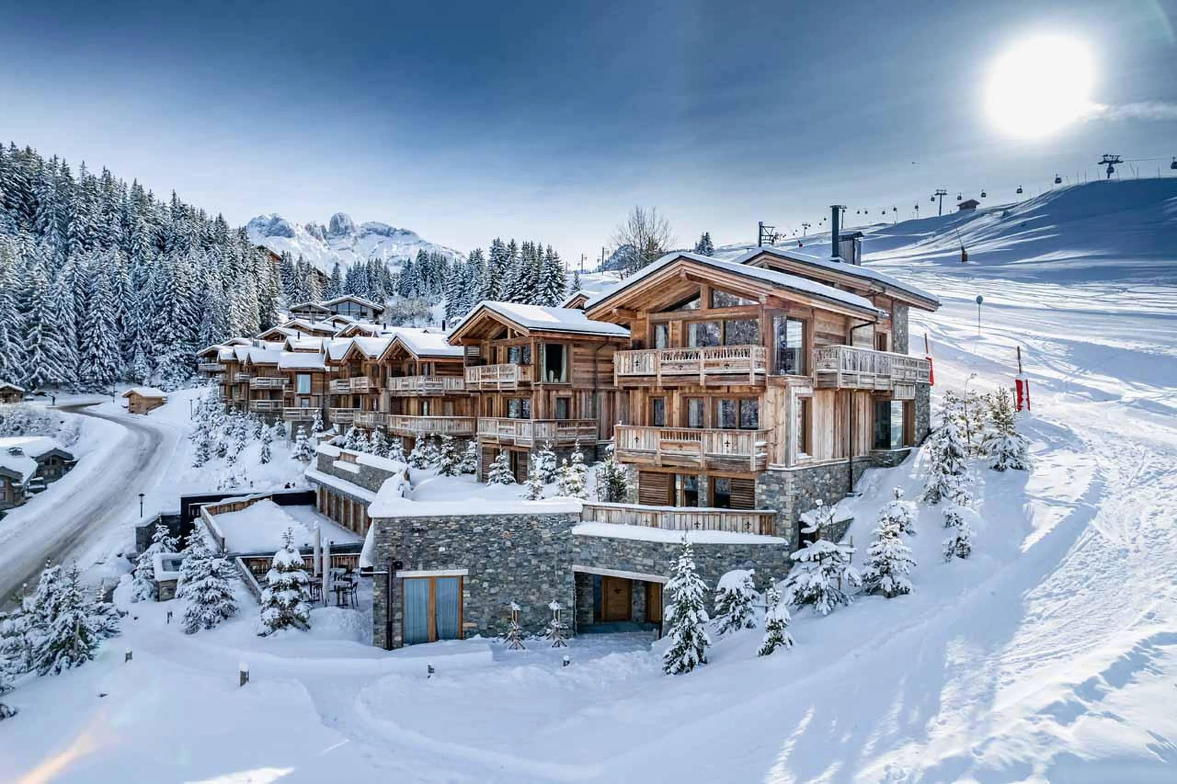 Exterior of Ultima Courchevel in Courchevel 1650