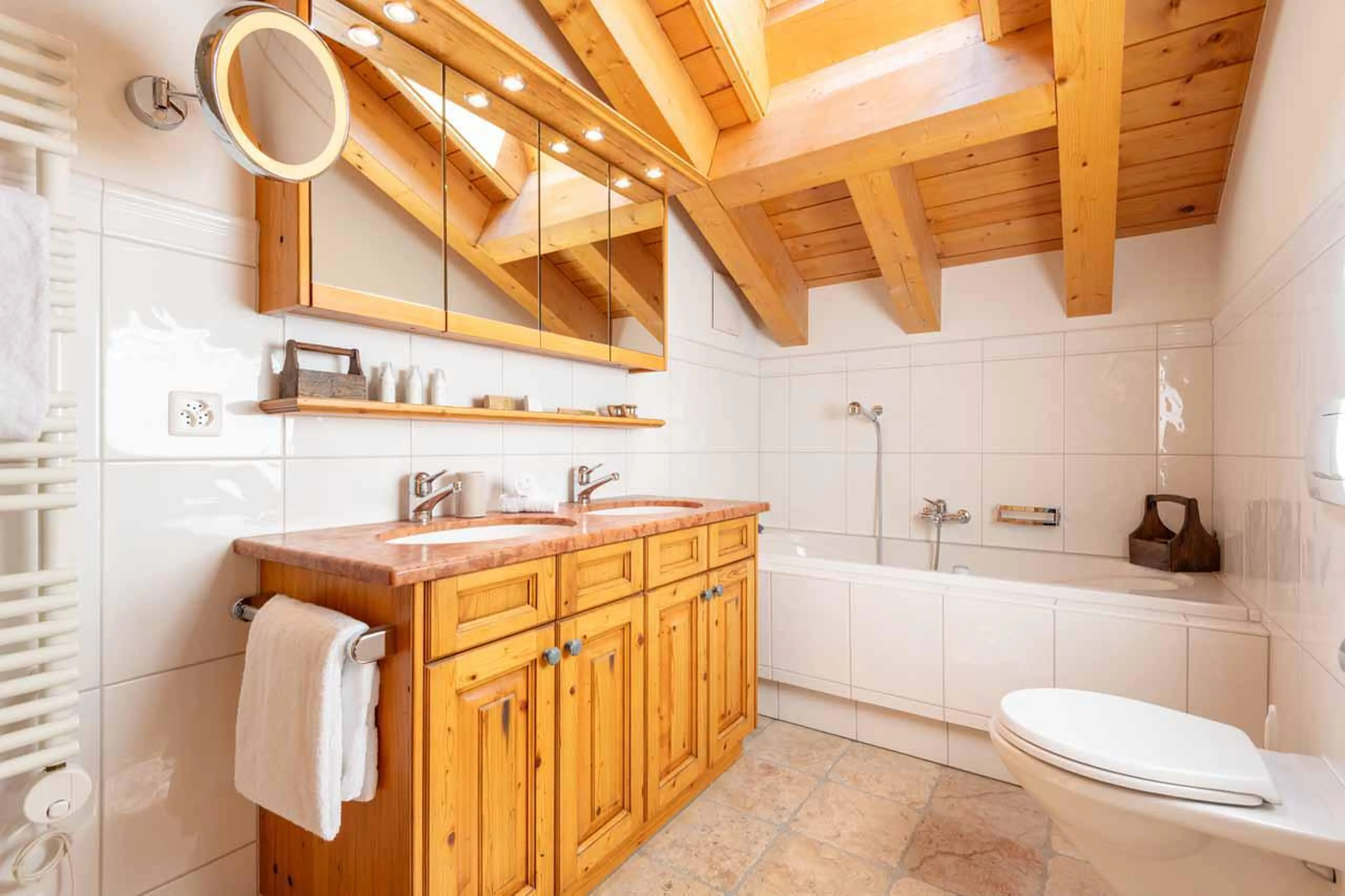 Bathroom one at Penthouse Annyvonne in Zermatt