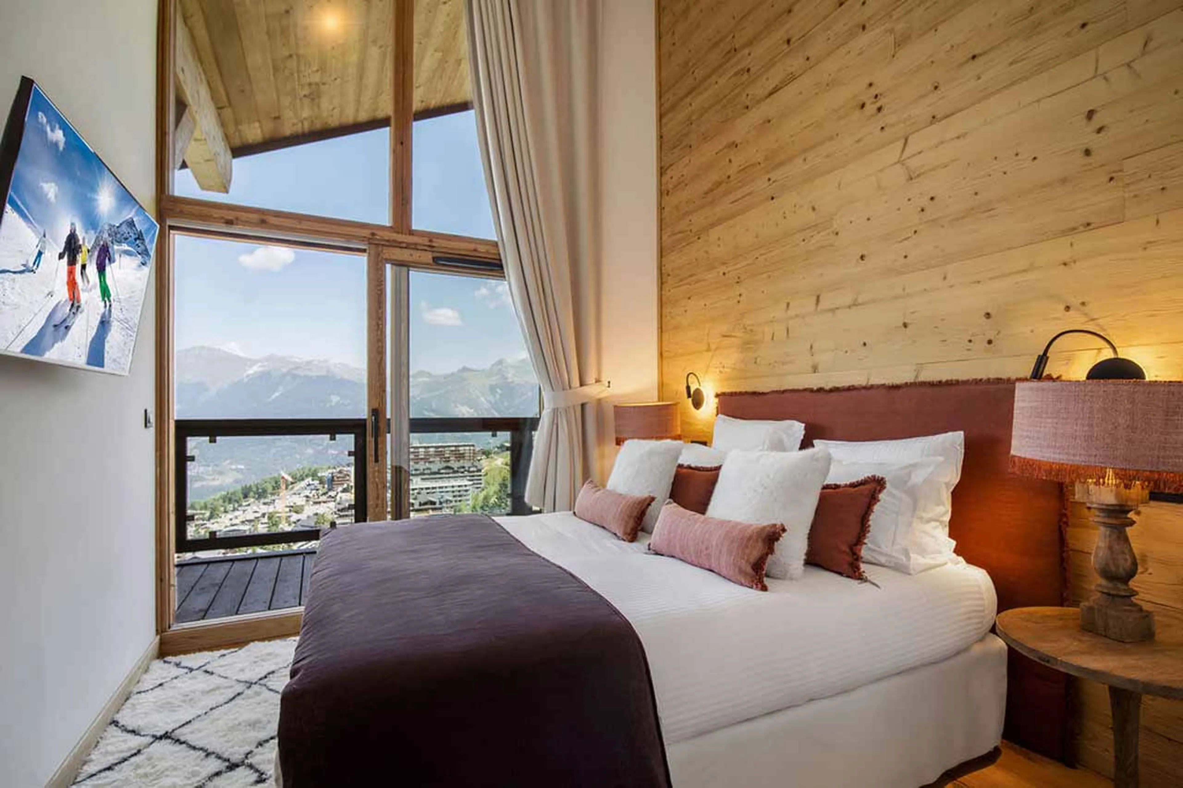 Bedroom 2 at Penthouse Astral in Courchevel 1650