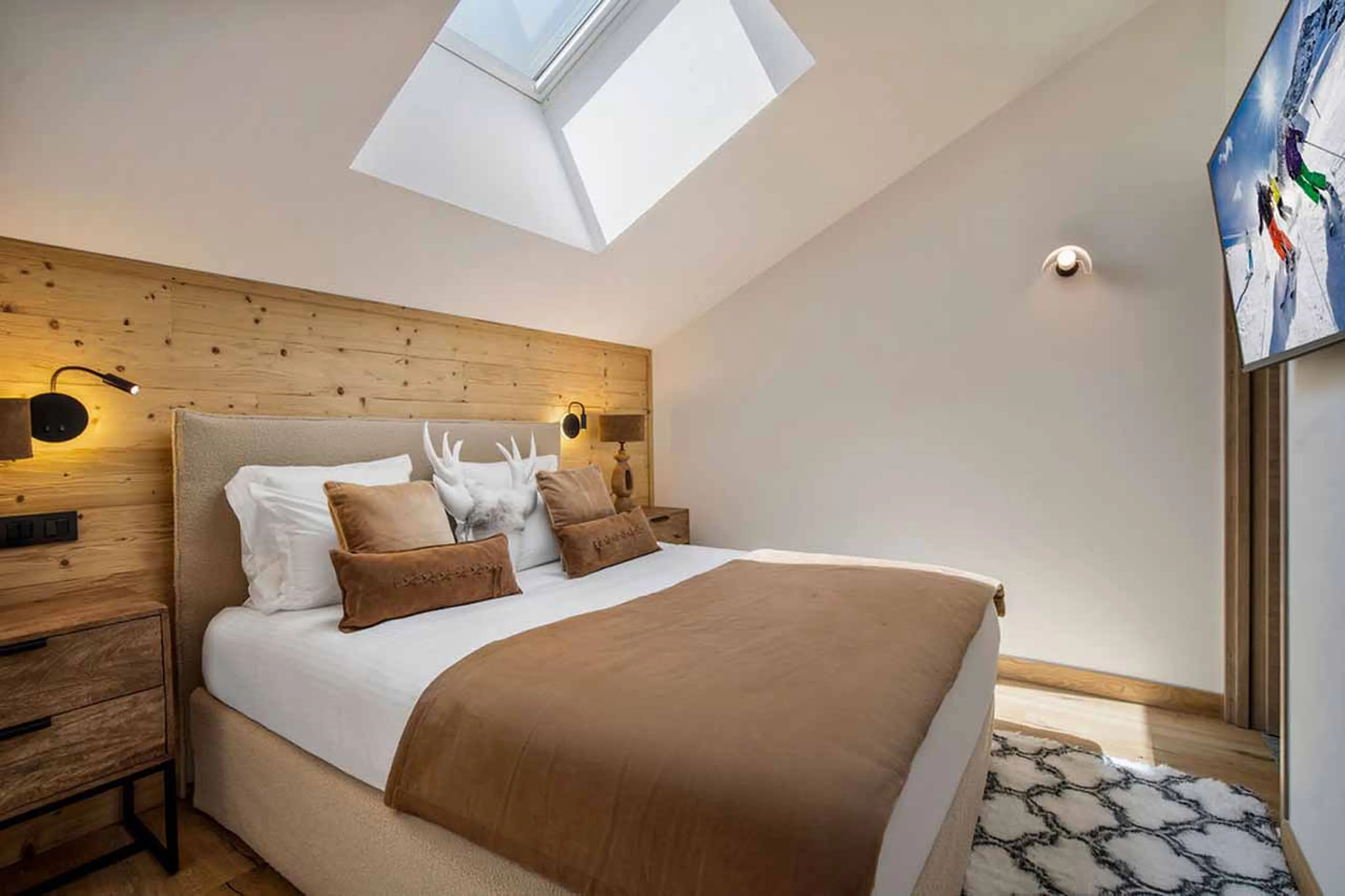 Bedroom 4 at Penthouse Astral in Courchevel 1650
