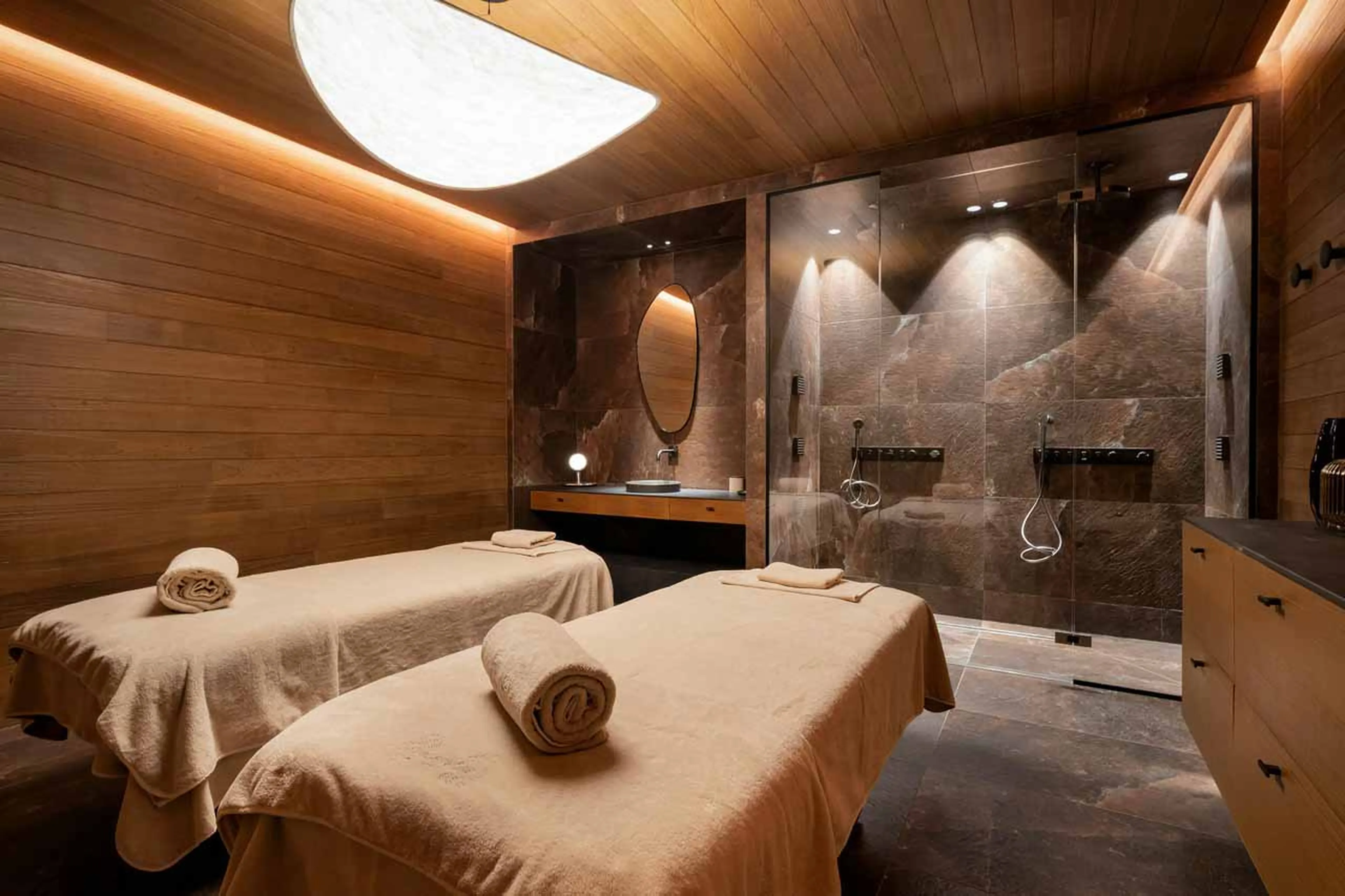 Massage area in Atmosphere Penthouse, Courchevel 1850
