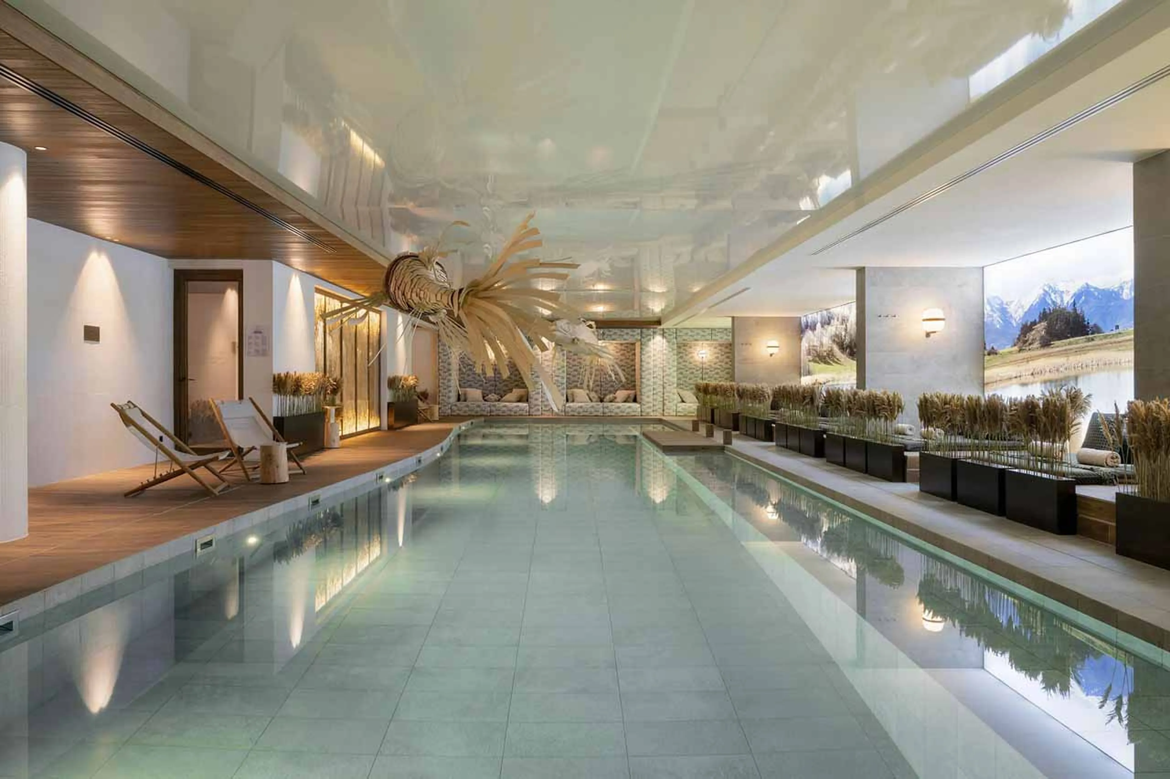 Shared pool in Atmosphere Penthouse, Courchevel 1850