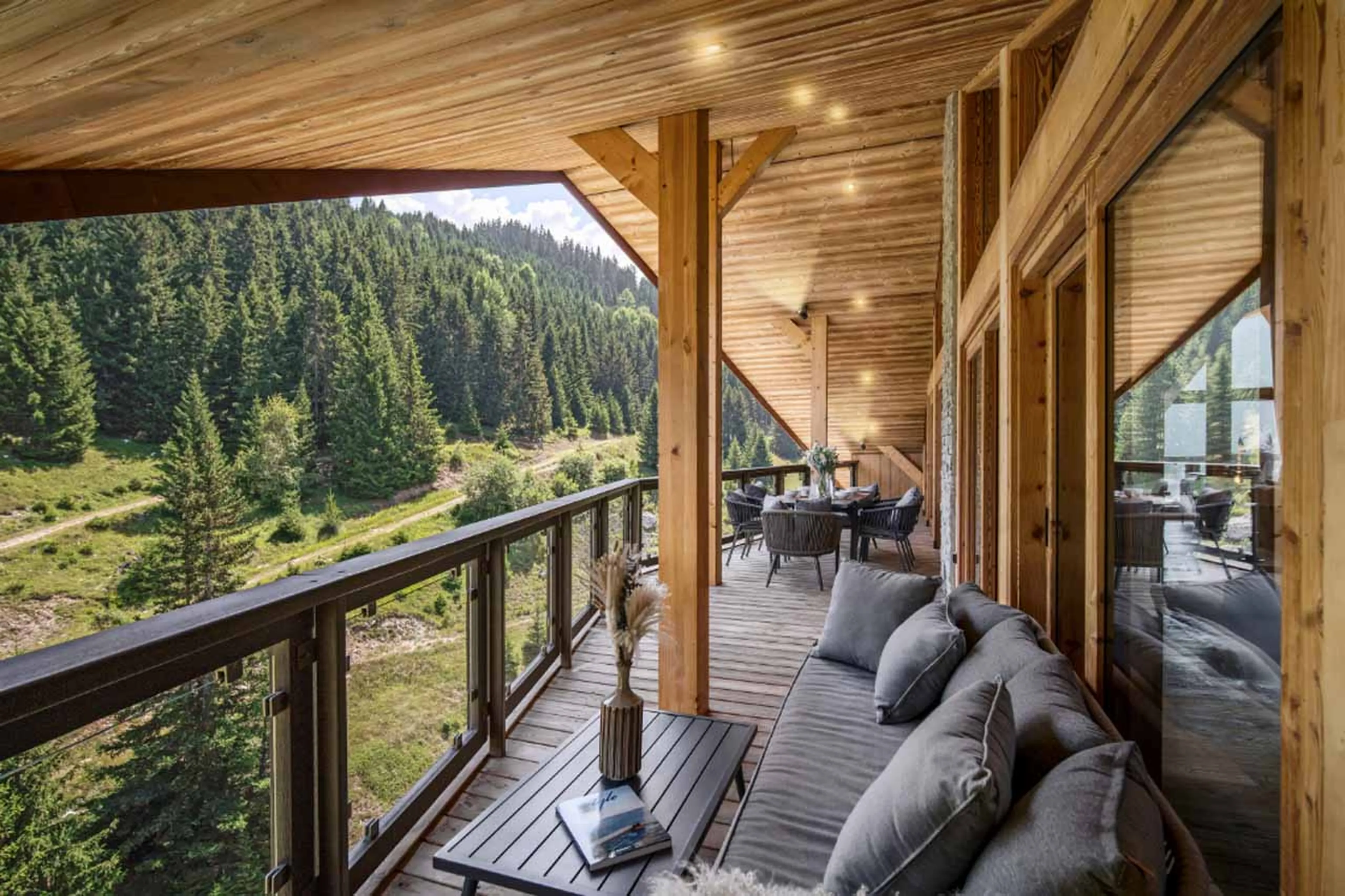 Balcony at Penthouse Celeste in Courchevel 1650