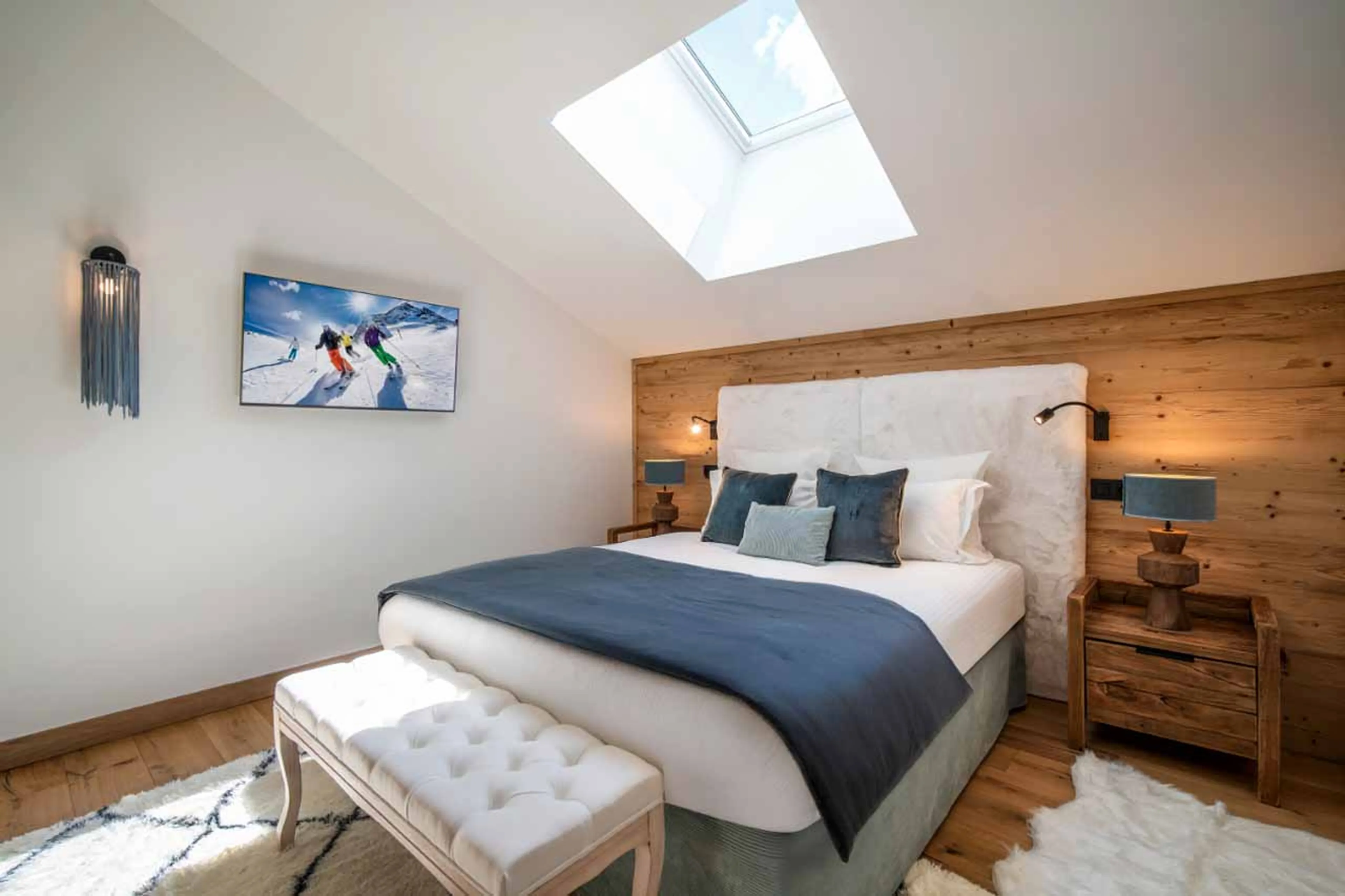 Bedroom 2 at Penthouse Celeste in Courchevel 1650