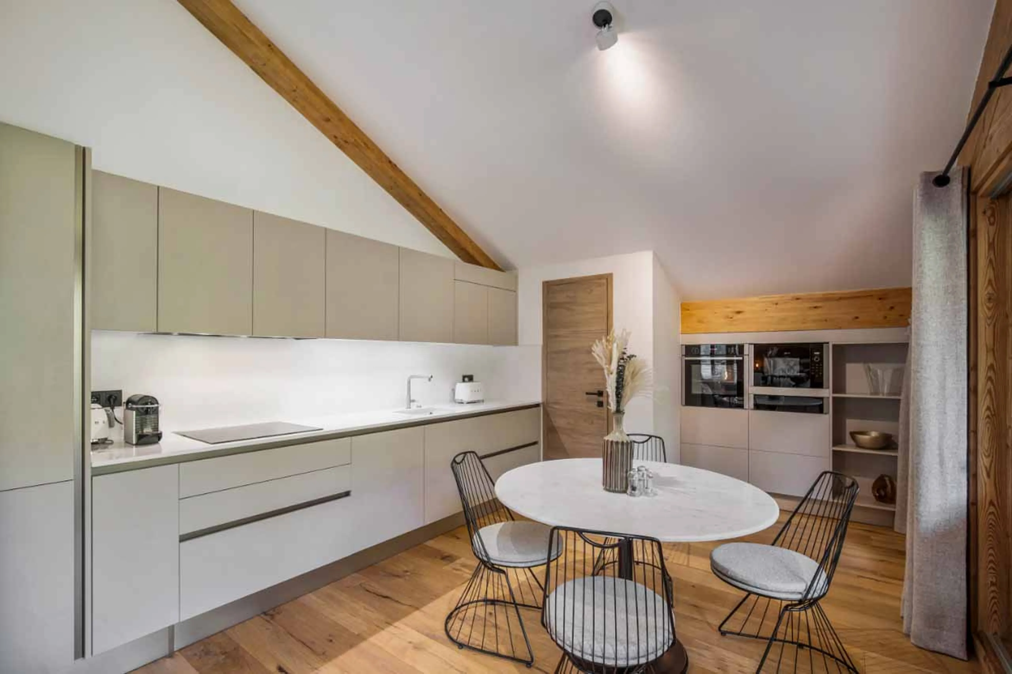 Kitchen at Penthouse Celeste in Courchevel 1650