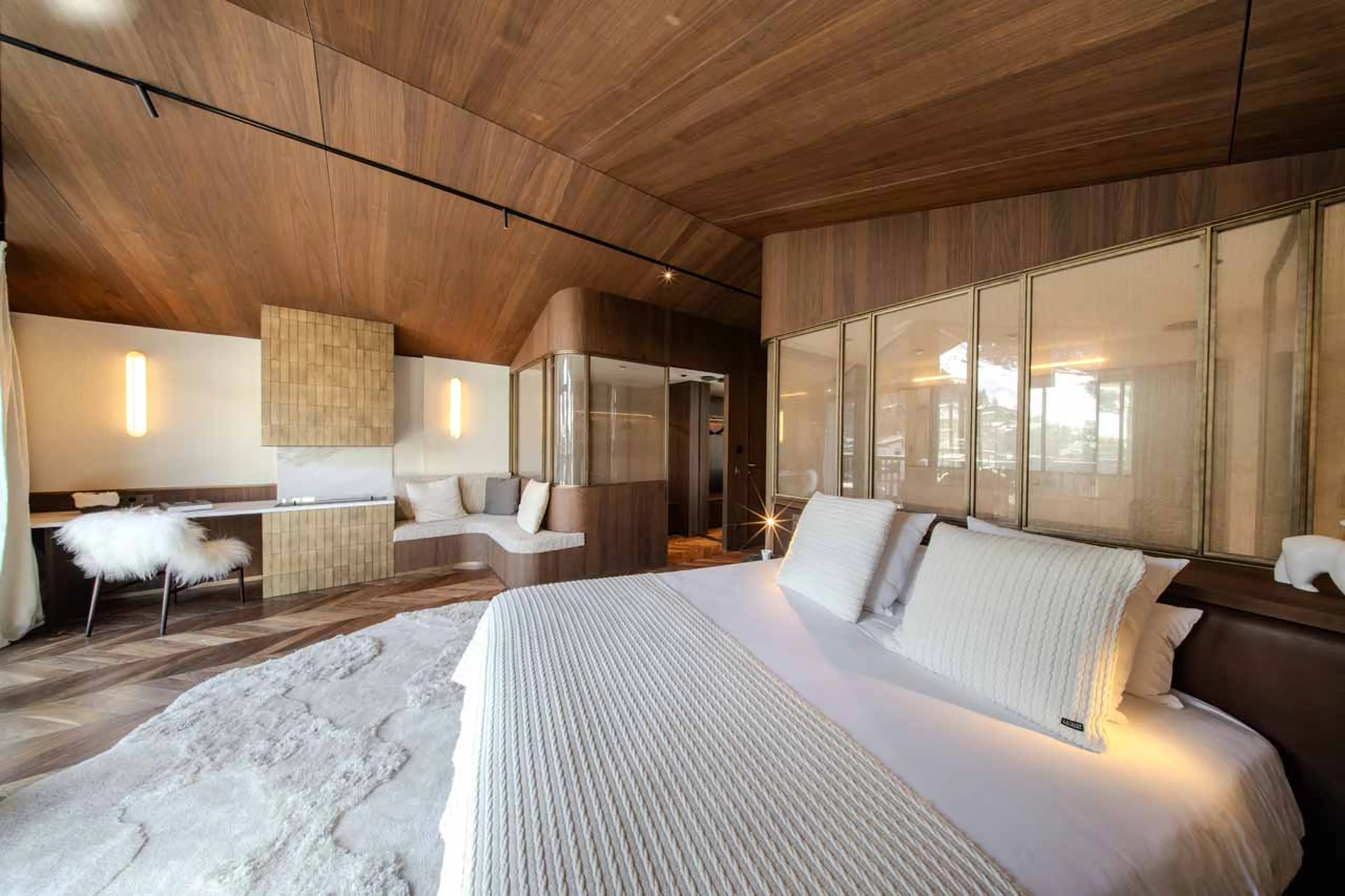 Bedroom at Penthouse Cristal in Val d'Isere