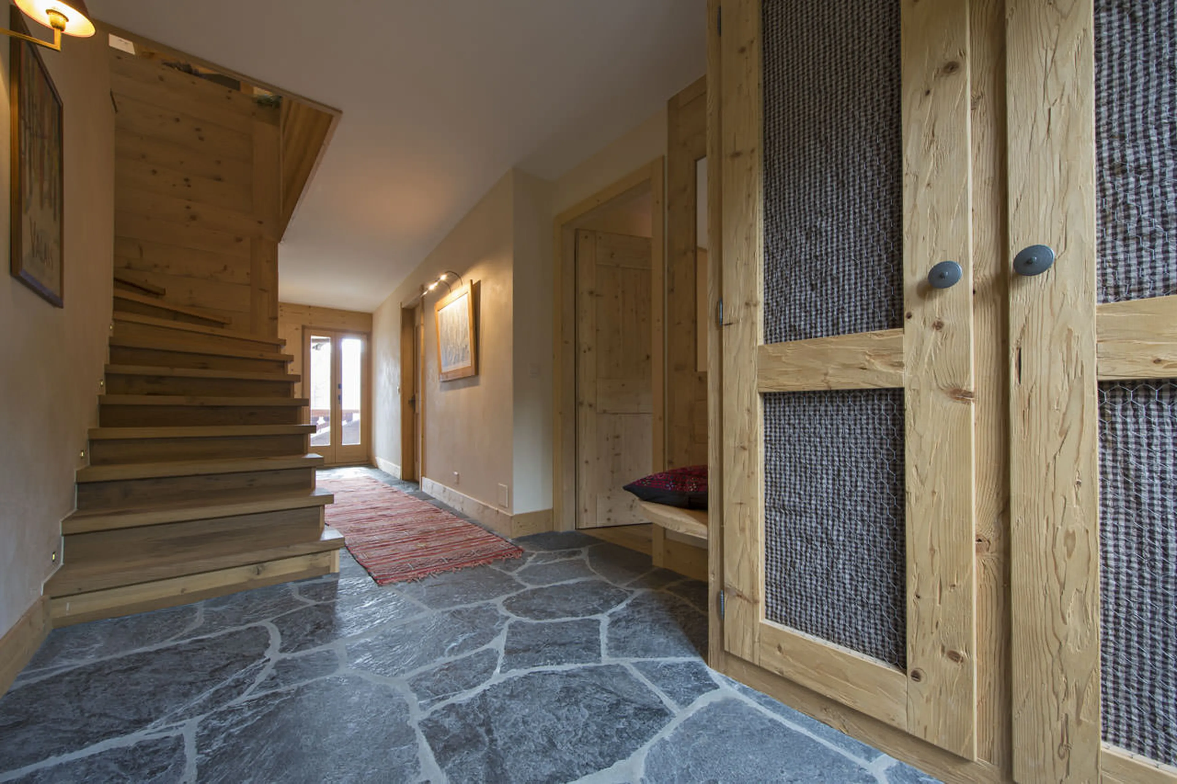 Entrance hall at Penthouse Deux Riviers in Verbier