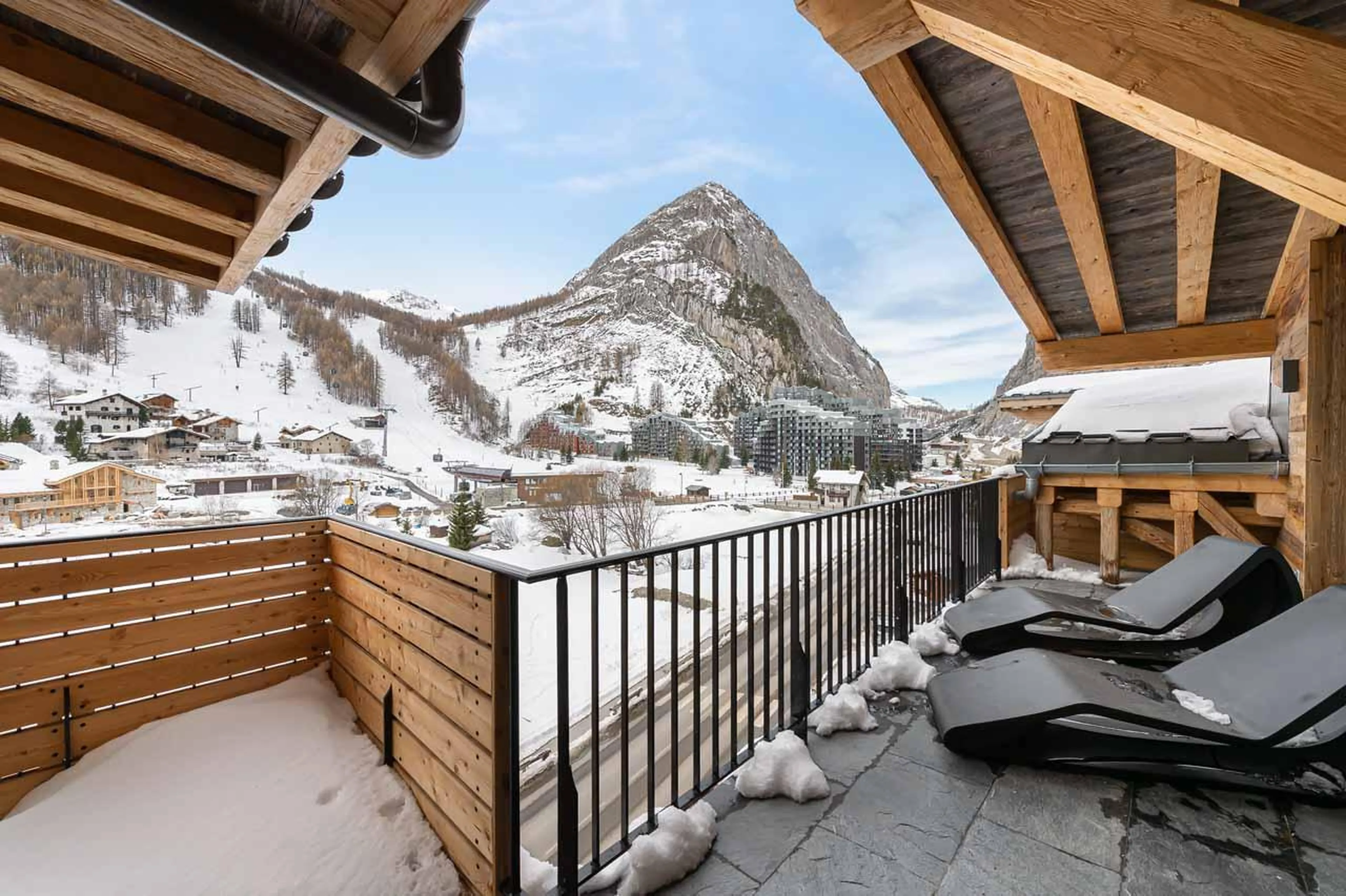 Terrace in Penthouse Fleche, Val d'Isere