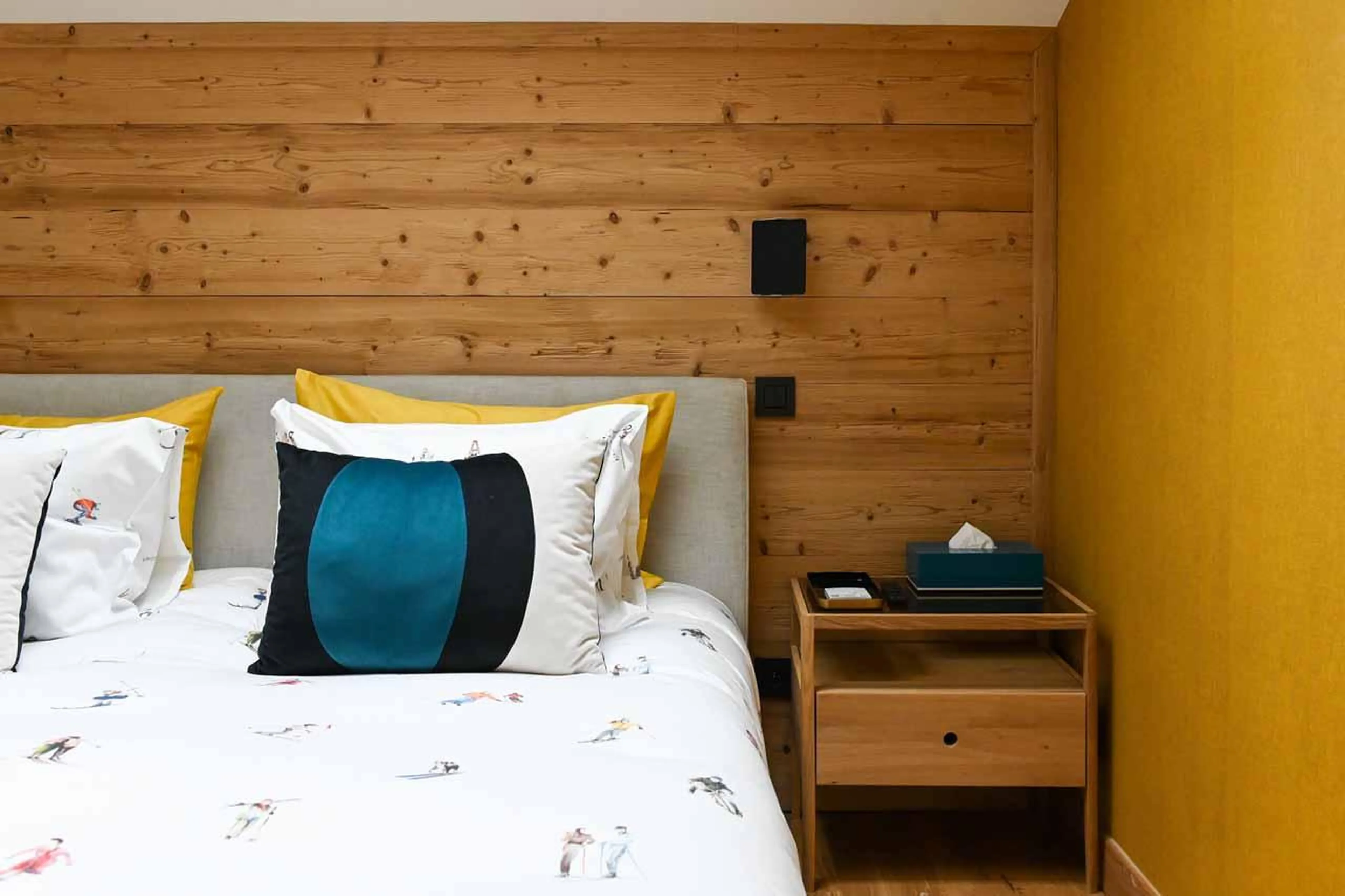 Bedroom three at Penthouse Le Belladone in Courchevel 1650