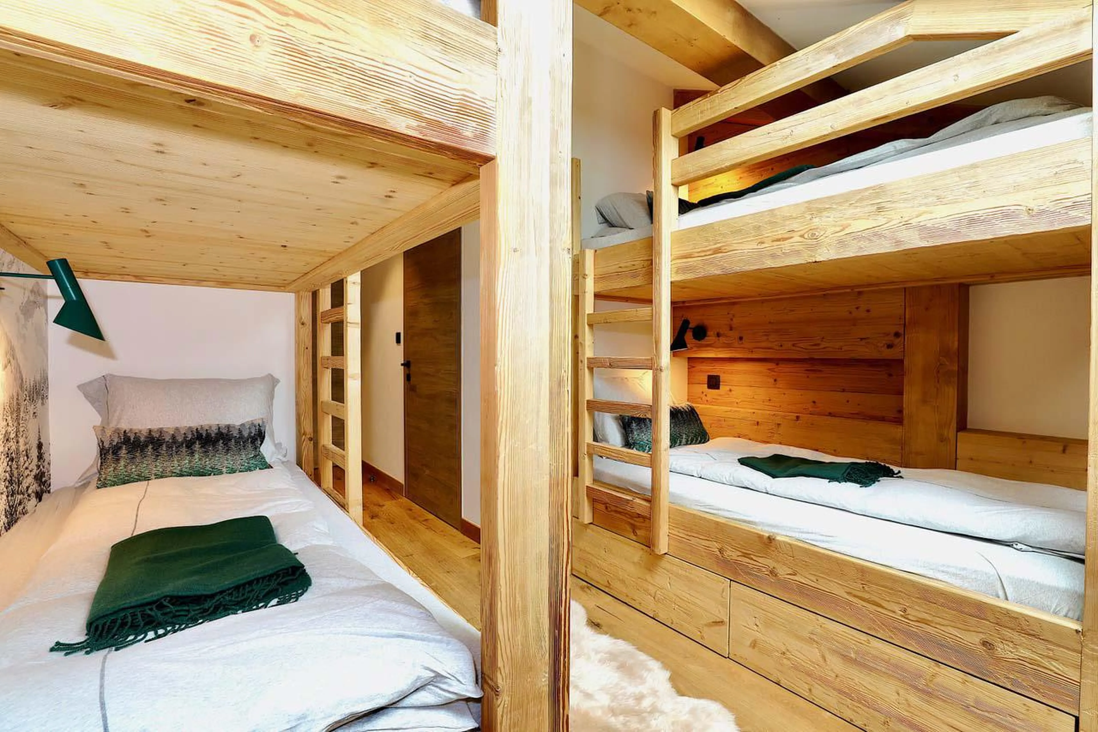 Children's dormitory at Penthouse Le Belladone in Courchevel 1650