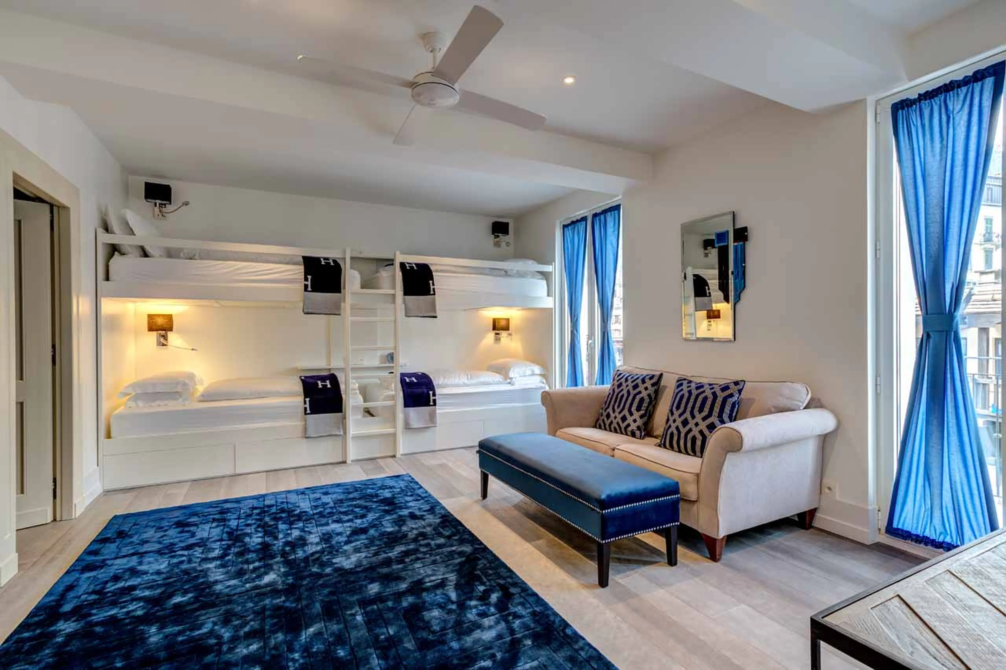 Bedroom four at Penthouse Le Lustre in Chamonix