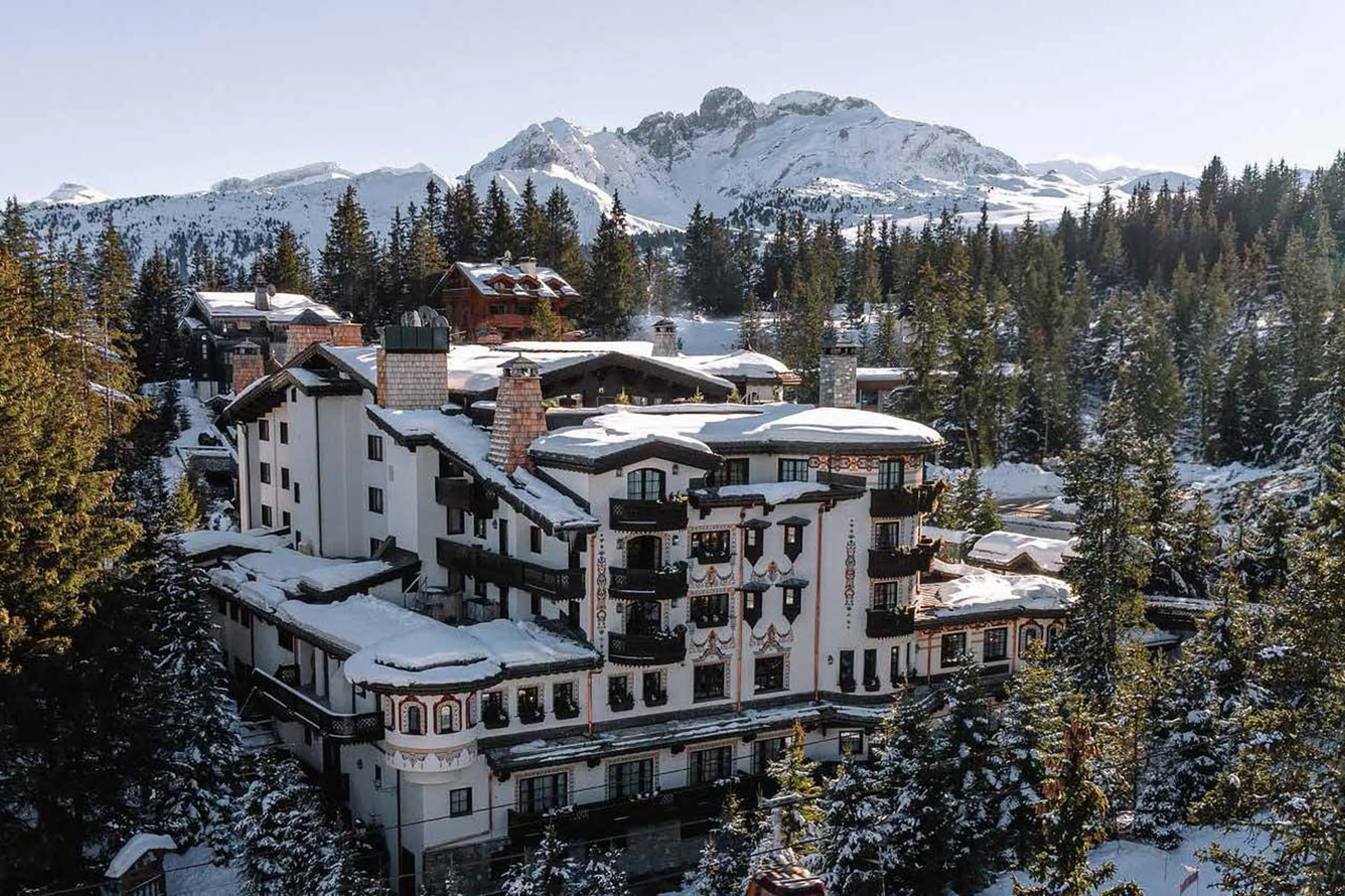 Exterior of Penthouse Les Airelles in Courchevel 1850