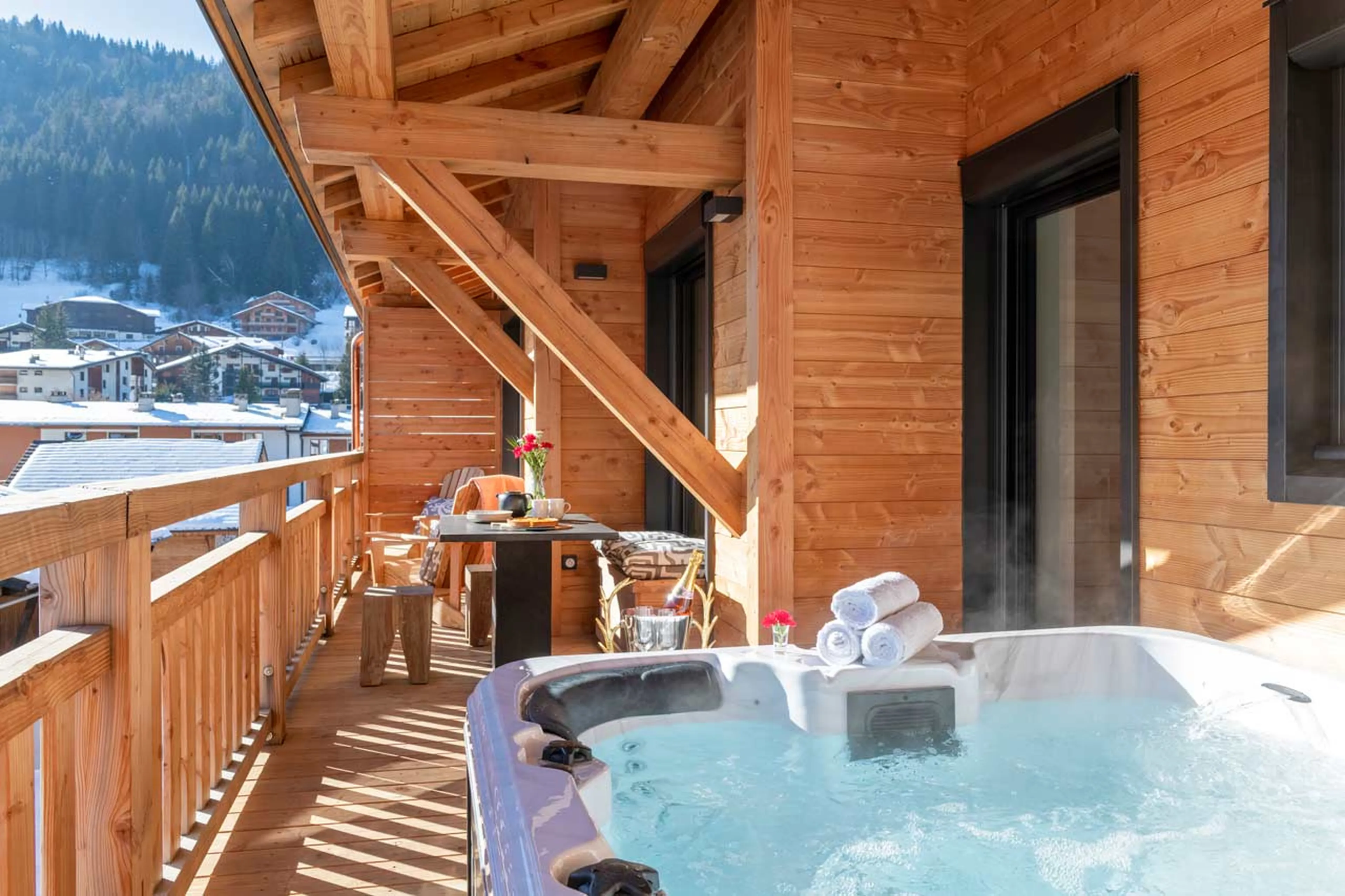 Balcony of Penthouse Mathilde in Morzine