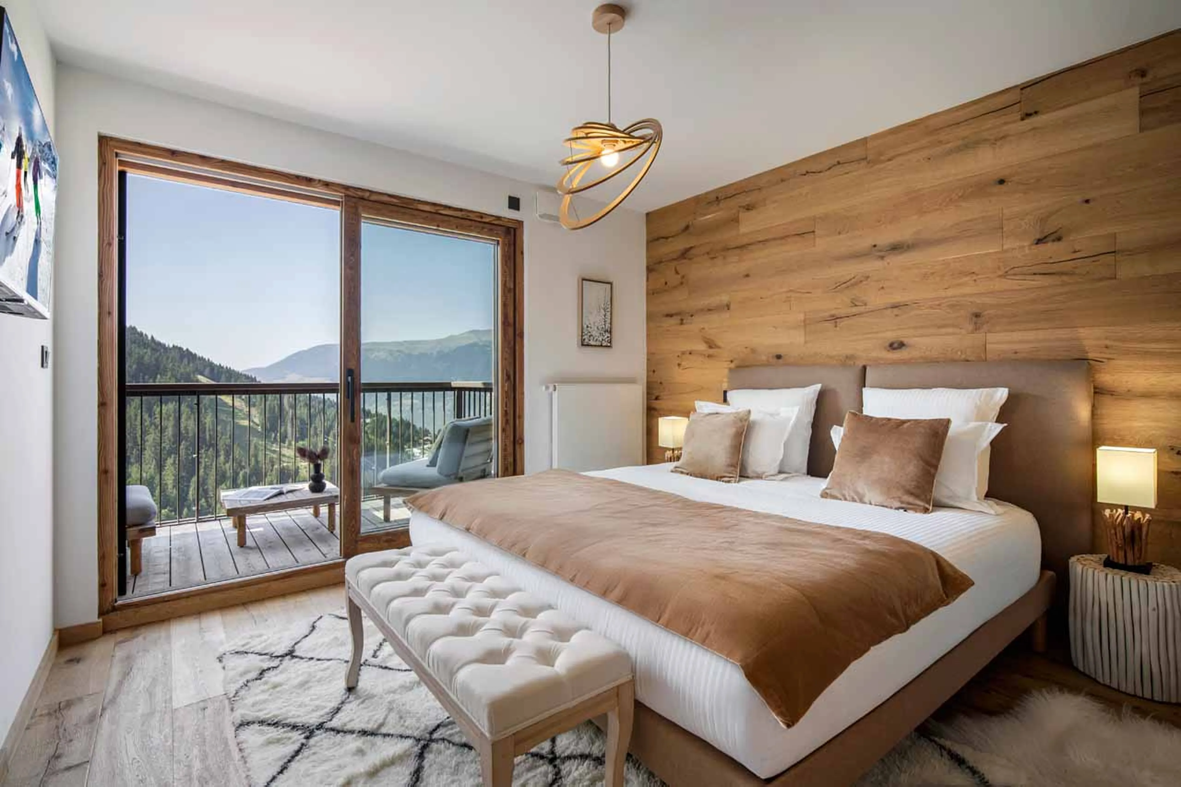 Bedroom 1 at Penthouse Nebula in Courchevel 1650