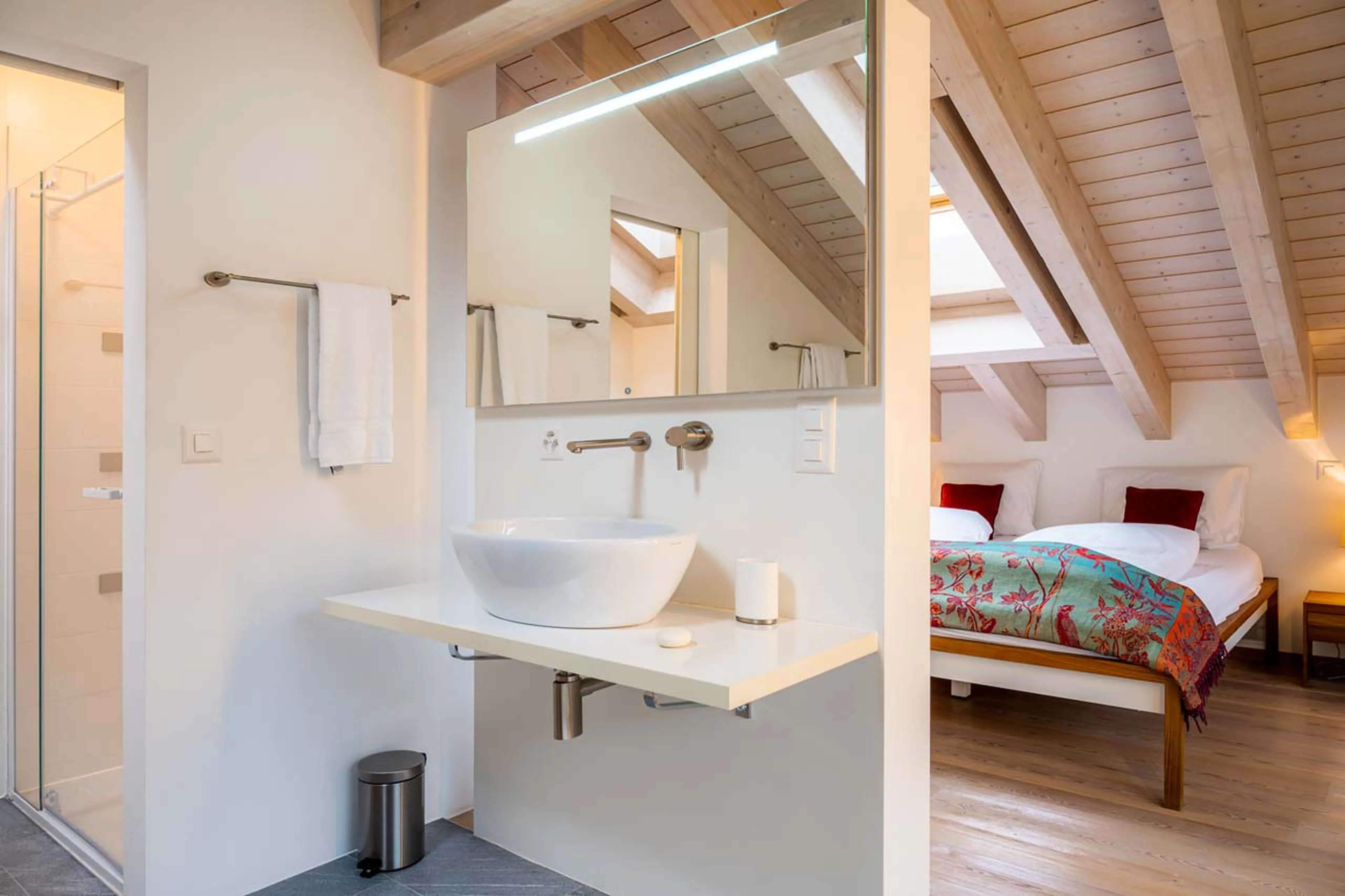 Shower at Parrot Penthouse in Zermatt