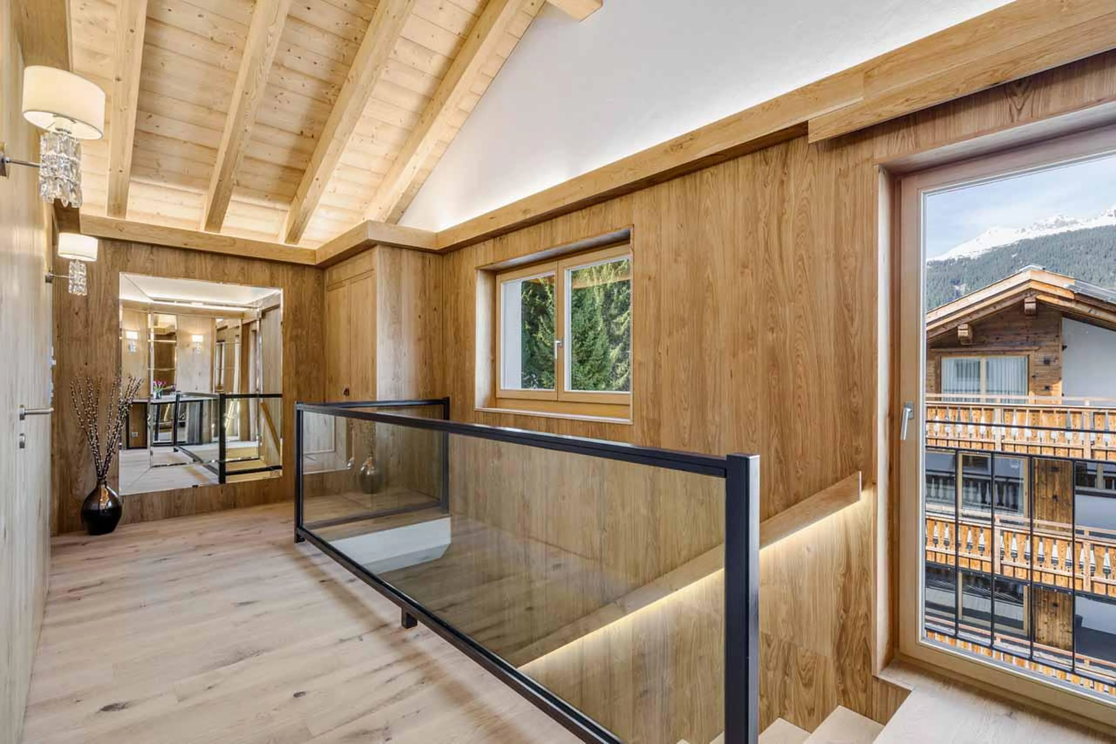 Landing at Penthouse Silvretta in Klosters