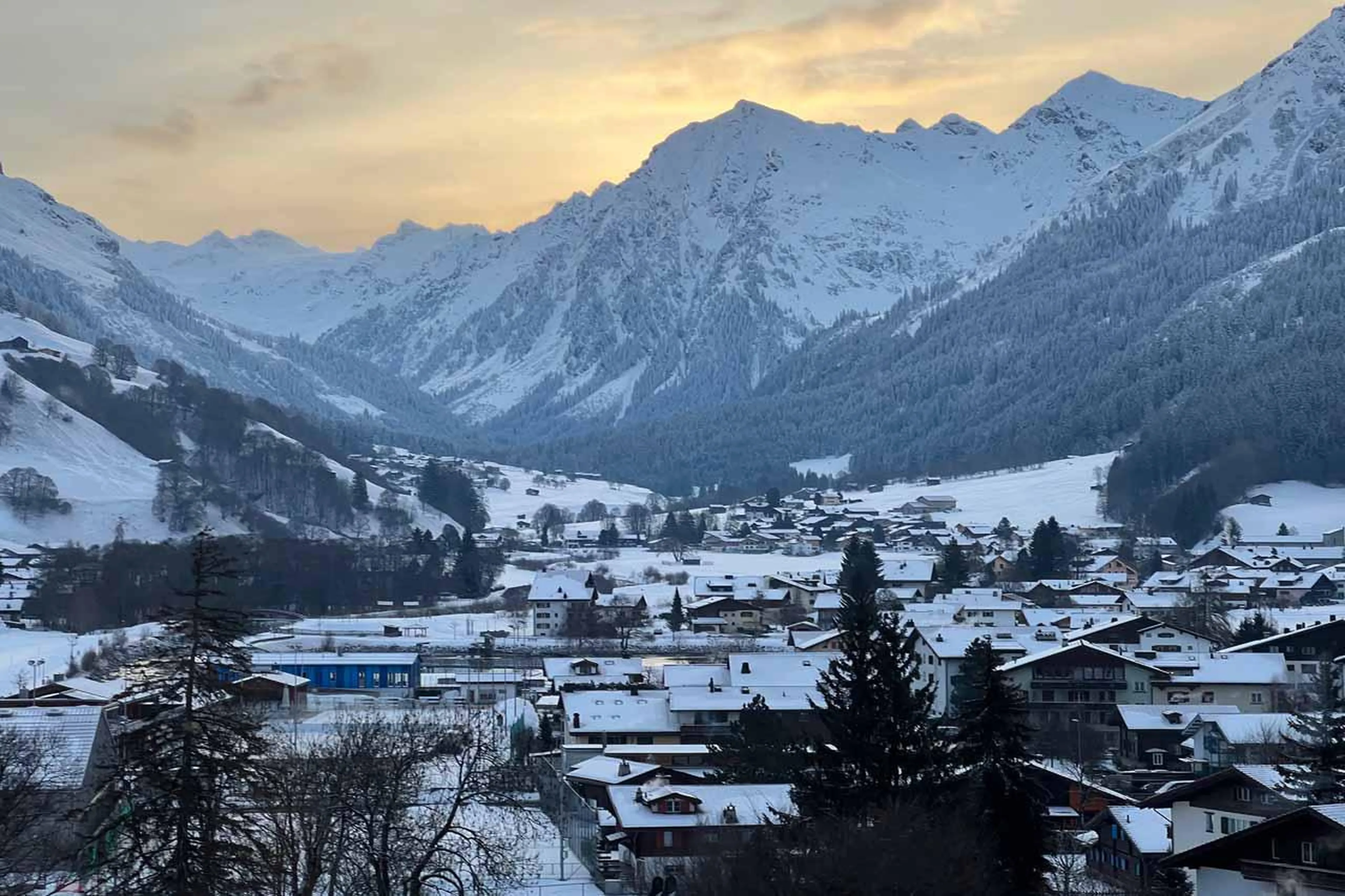 Views from the apartment at Penthouse Silvretta in Klosters