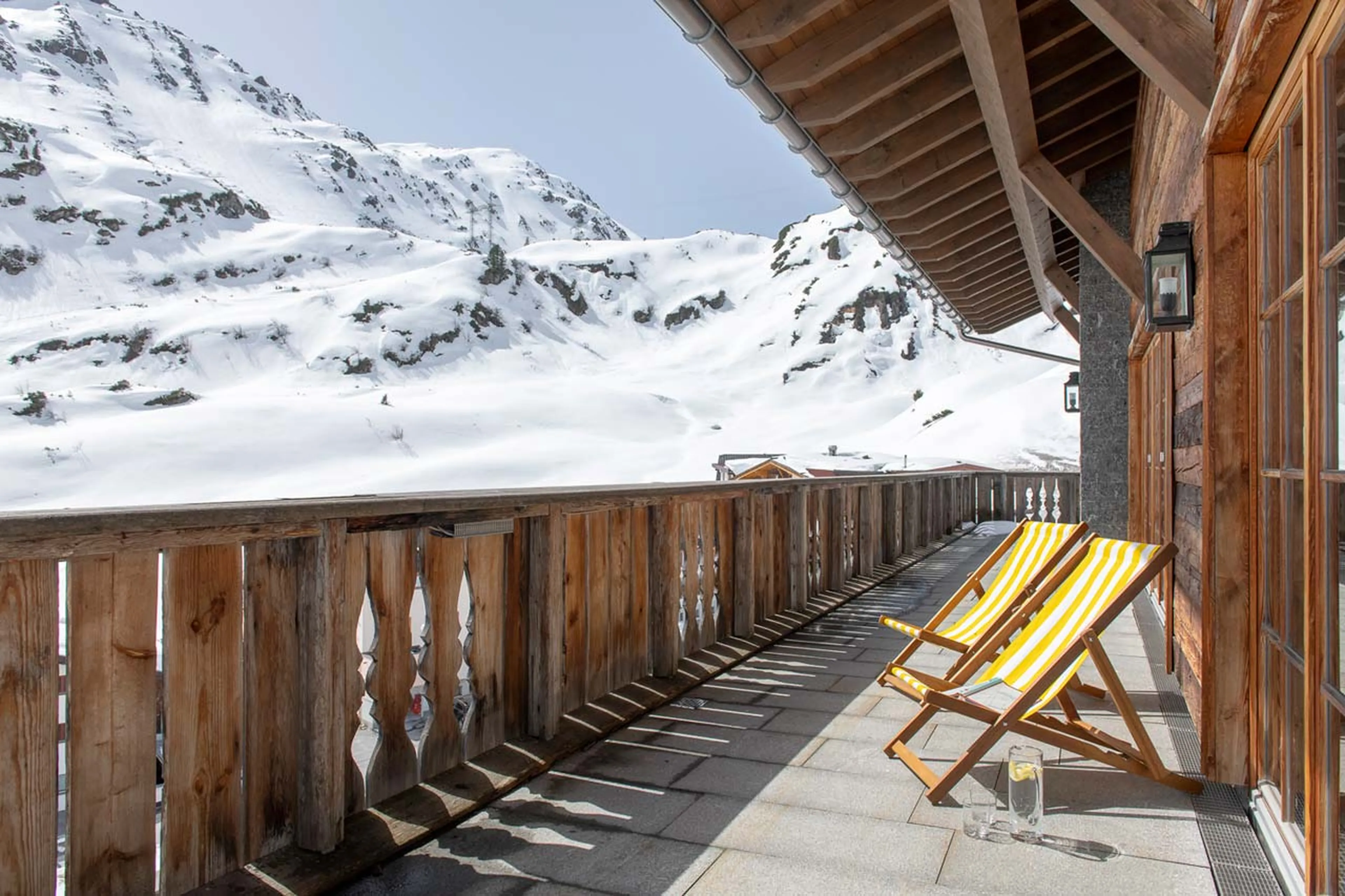 Mountain views from Skyfall Penthouse in St Christoph