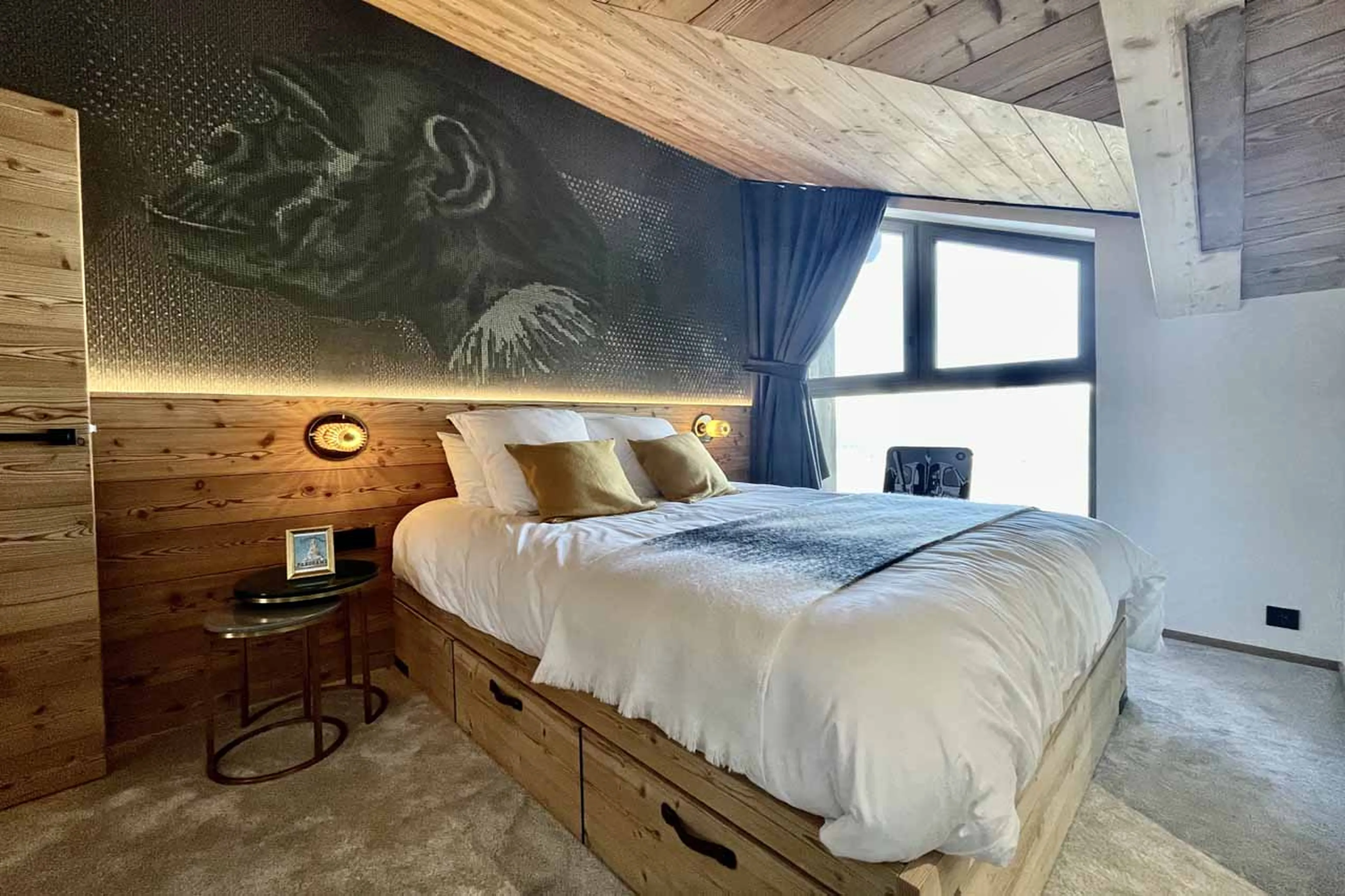 Bedroom 2 at Penthouse The View in Courchevel 1850