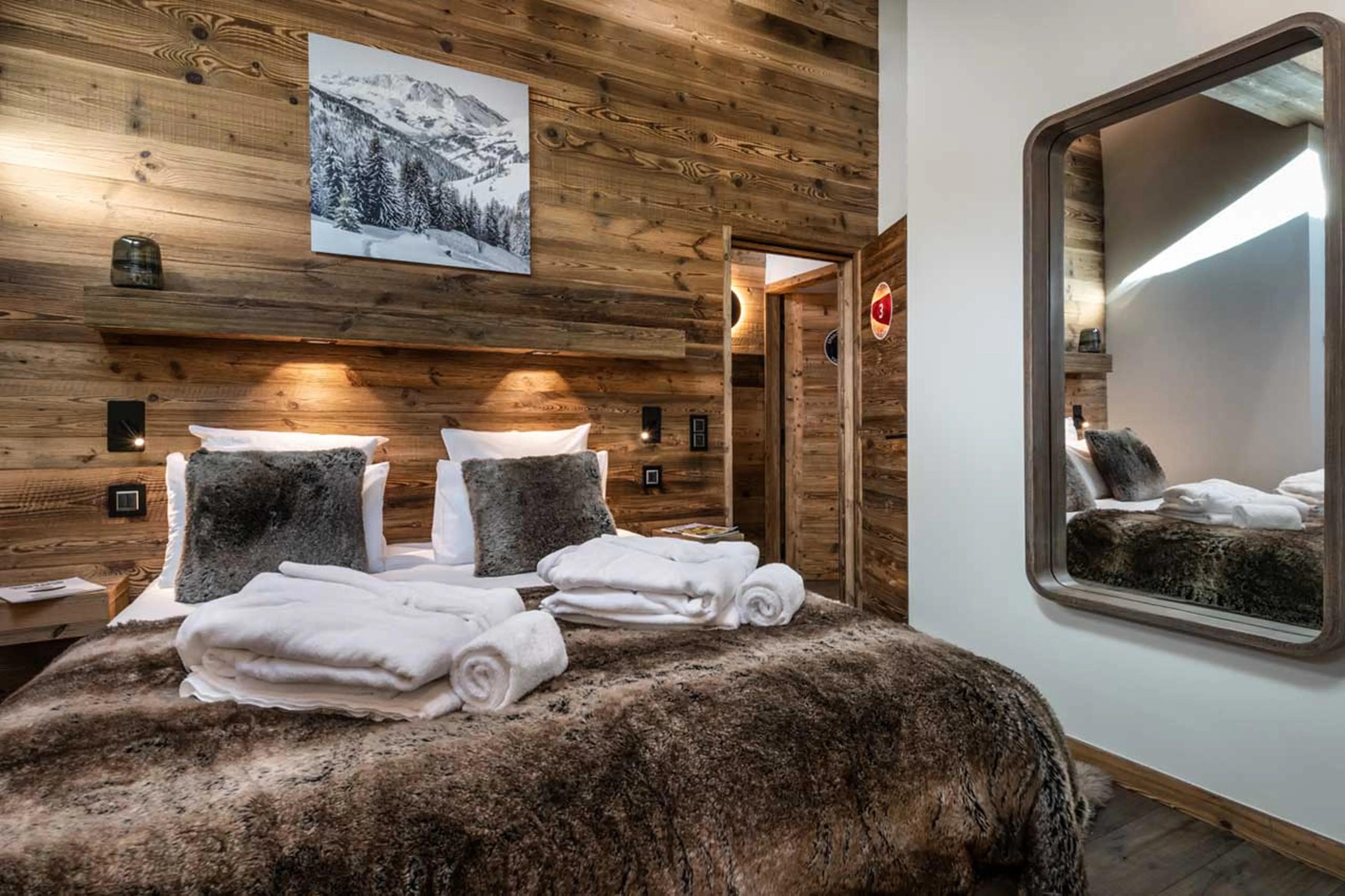 Bedroom three at Penthouse Vail Lodge A32 in Val d'Isere