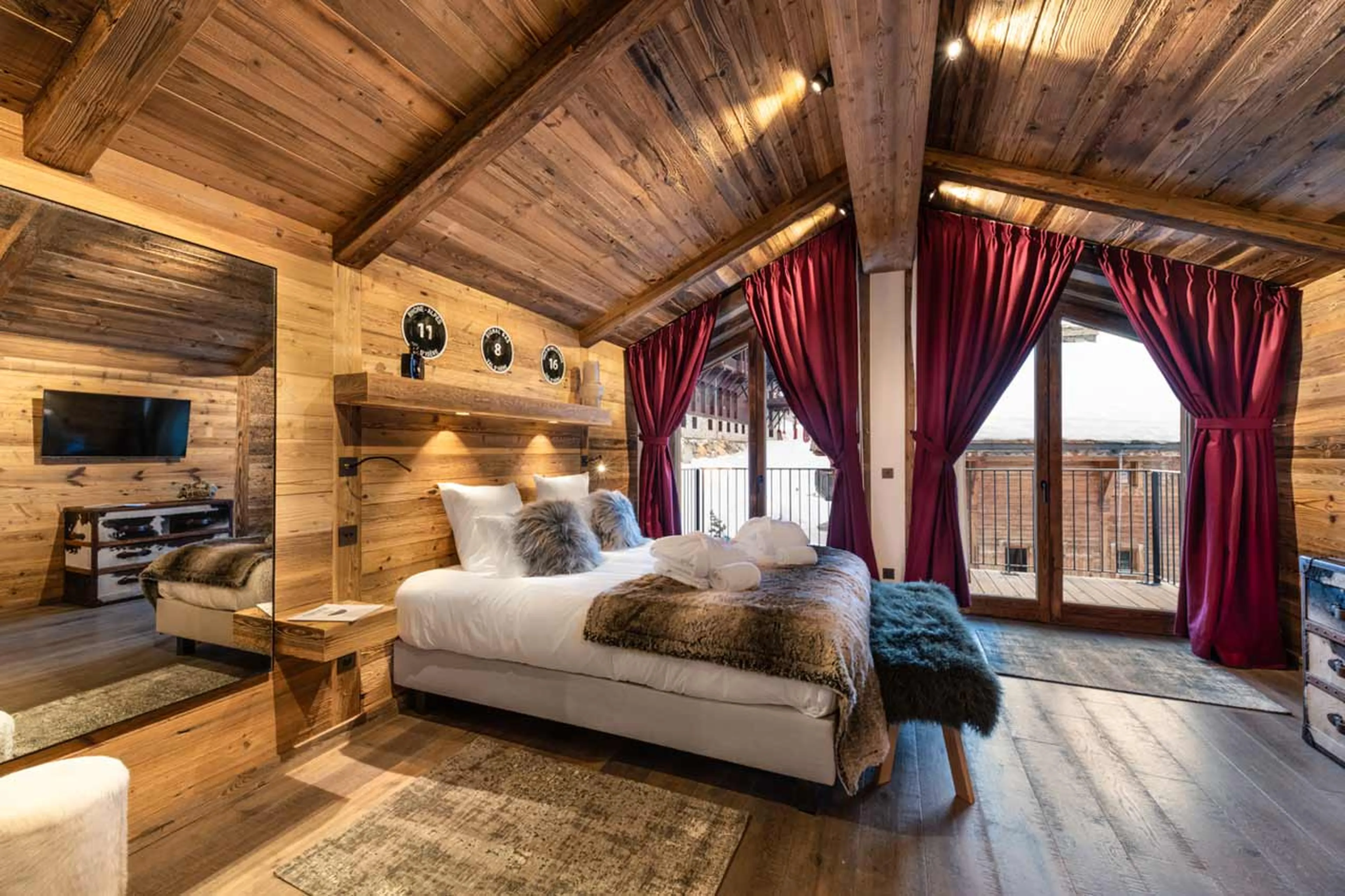 Bedroom four at Penthouse Vail Lodge B41 in Val d'Isere