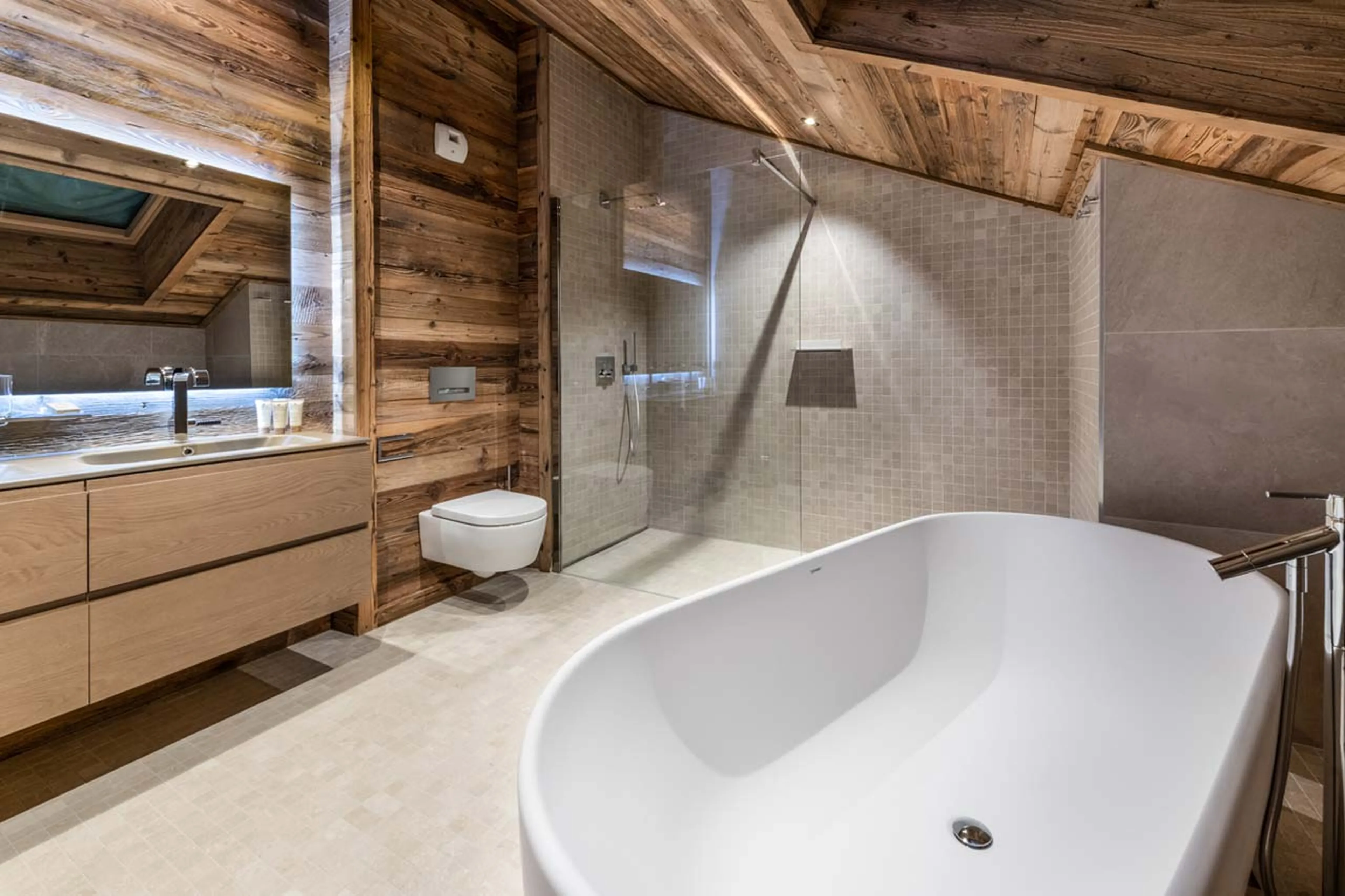 Bathroom five at Penthouse Vail Lodge B41 in Val d'Isere