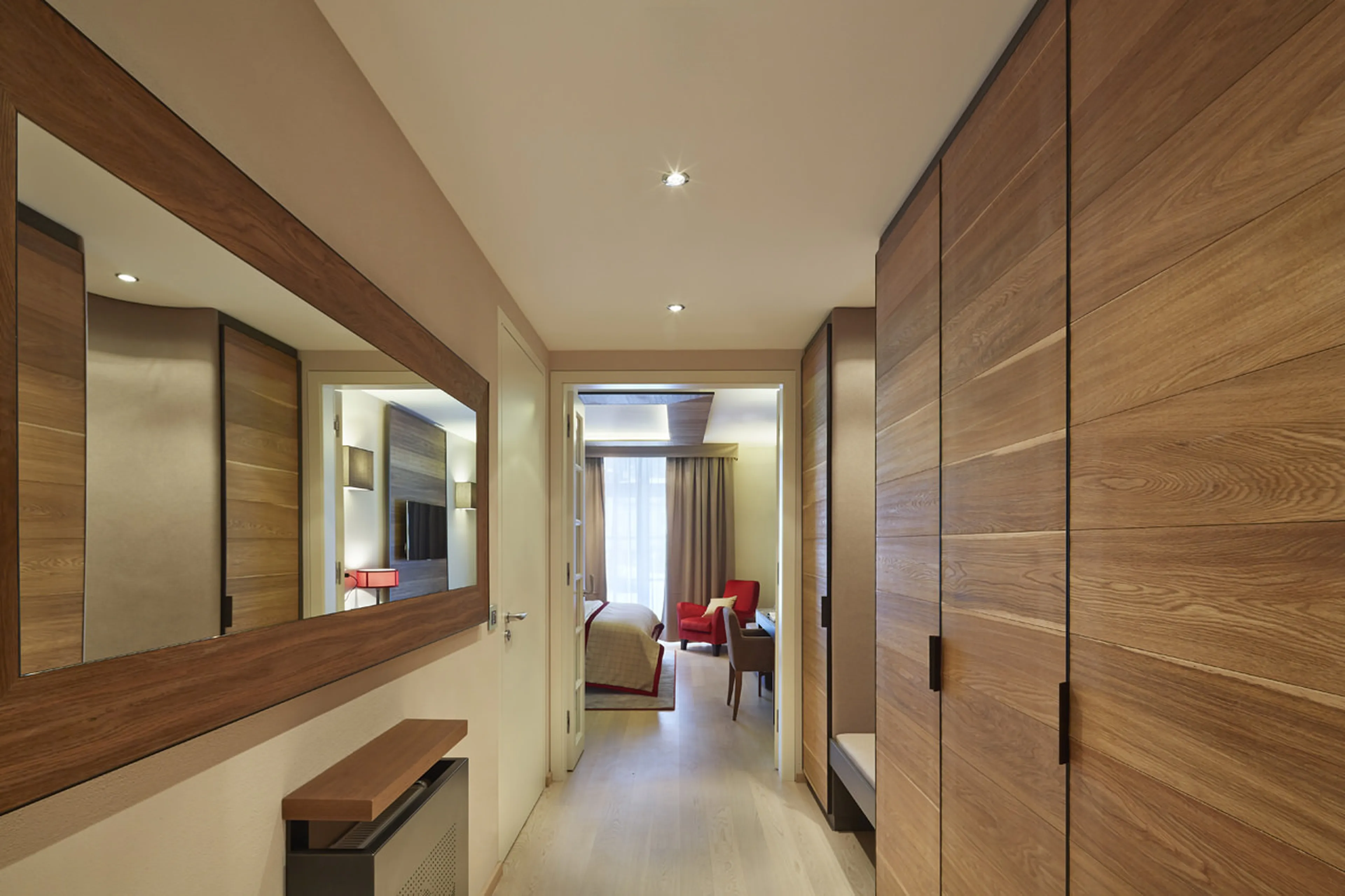 Dressing room of Piz Vadret in St. Moritz