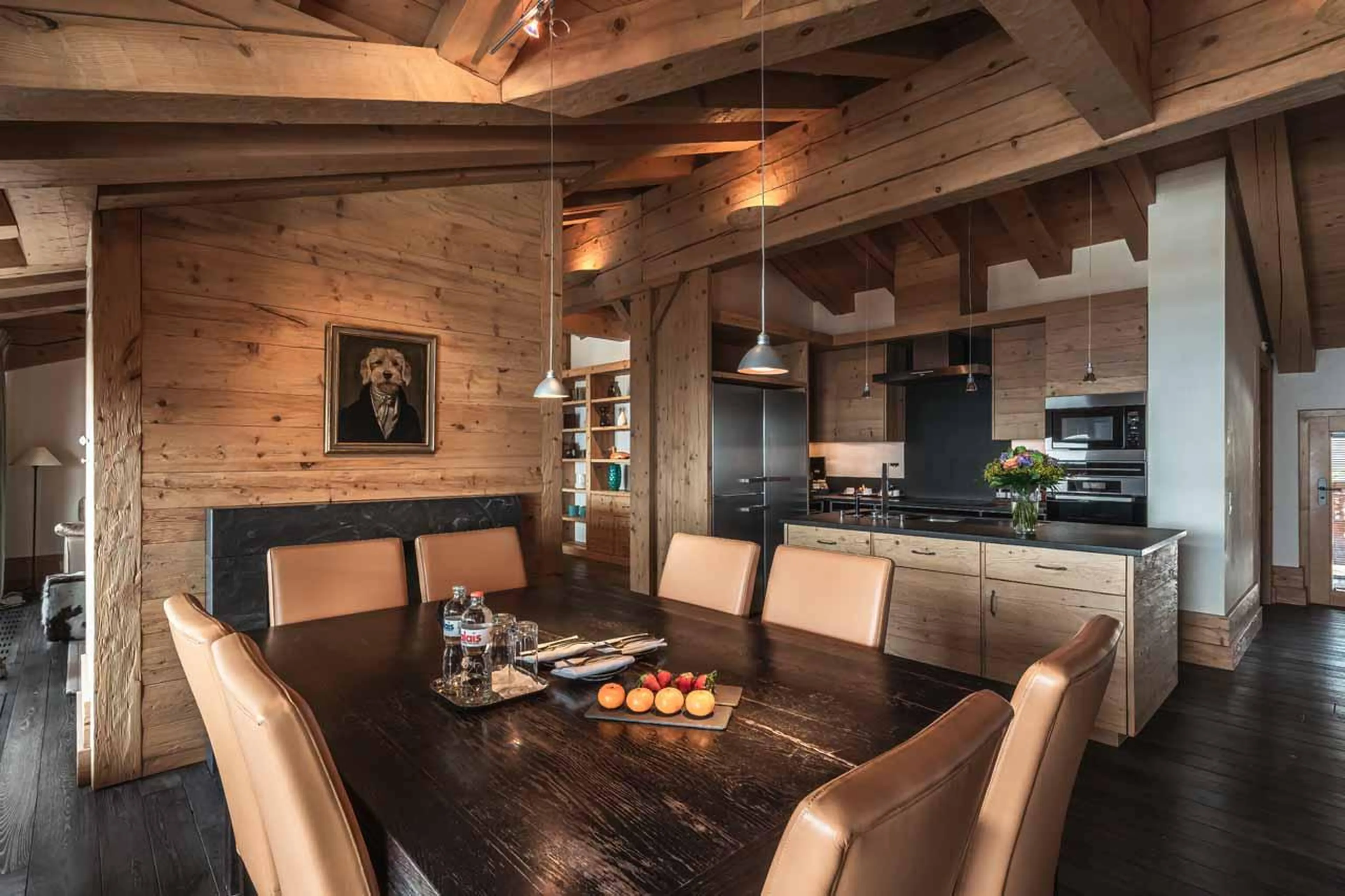 Dining area in Prestige Apartment LeCrans