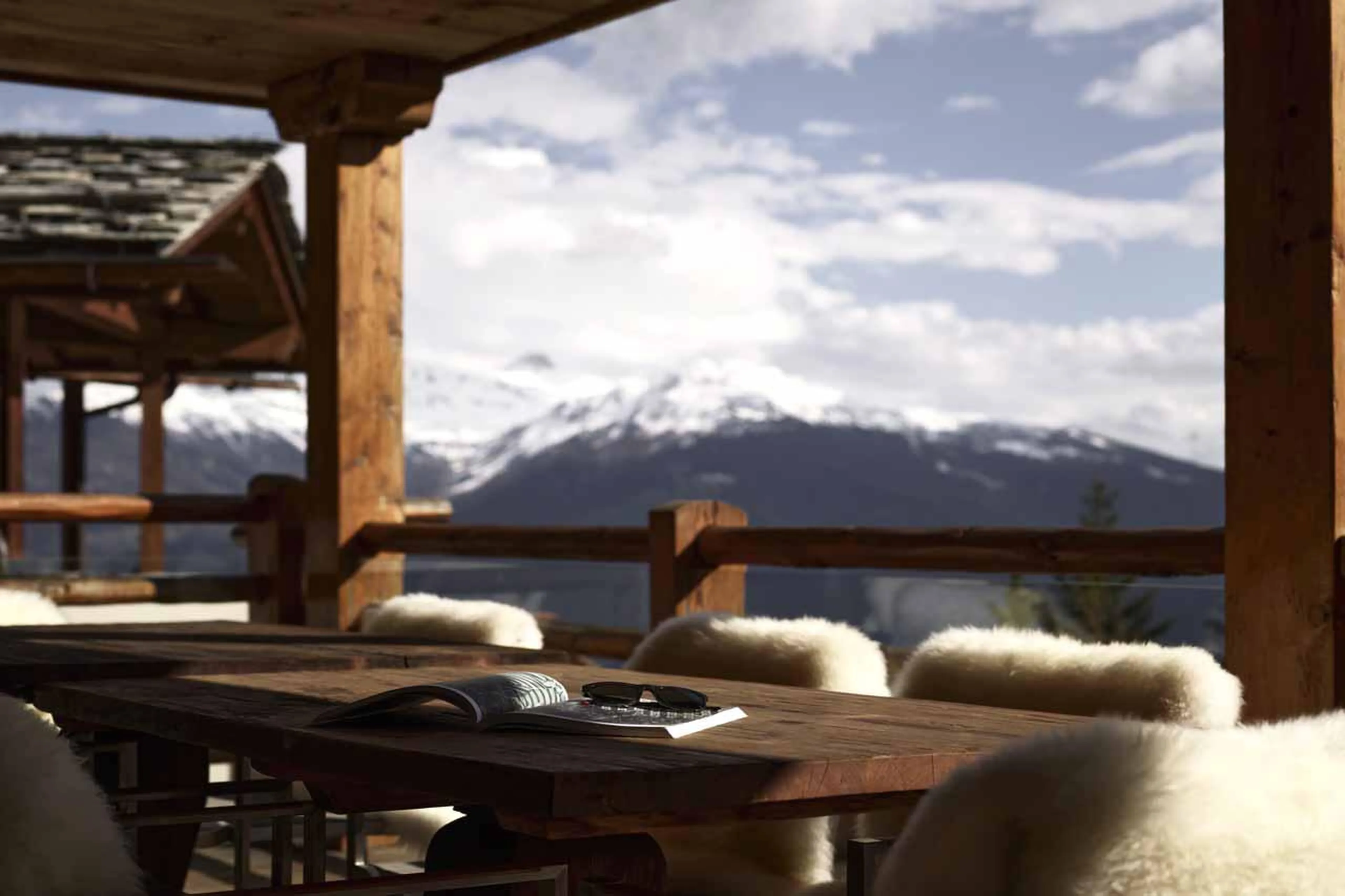 Balcony in Prestige Apartment LeCrans