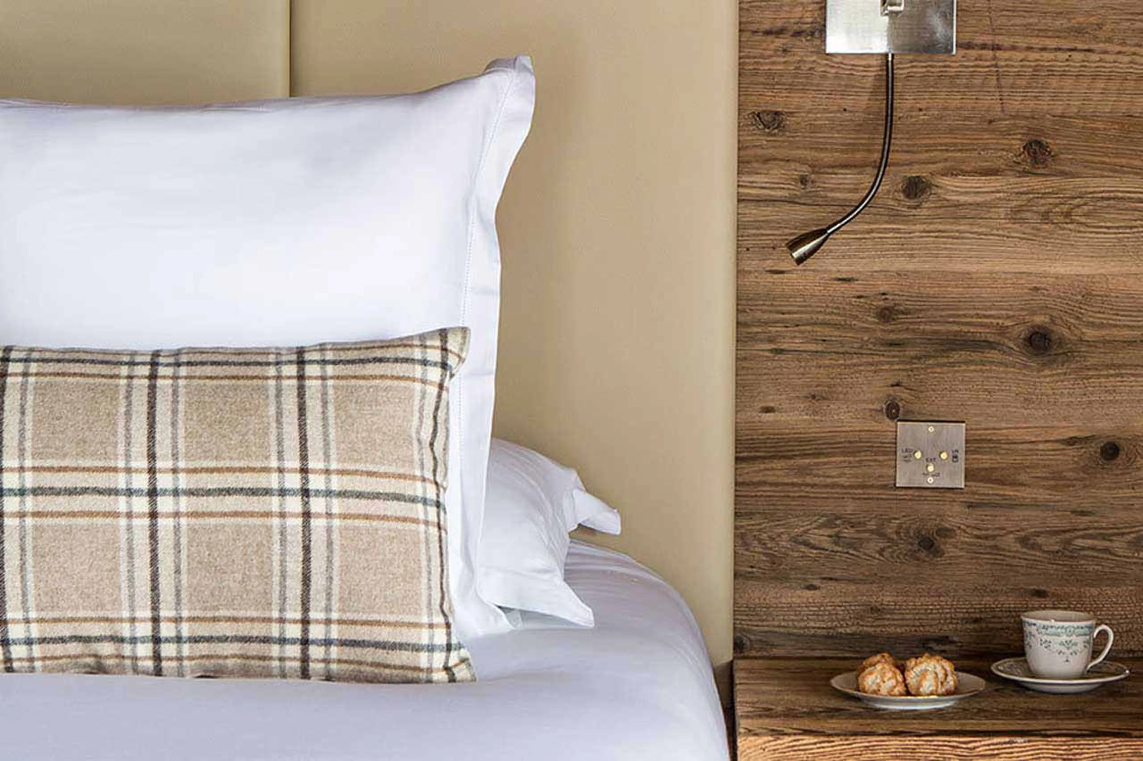 Double bedroom at Refuge de la Traye in Meribel