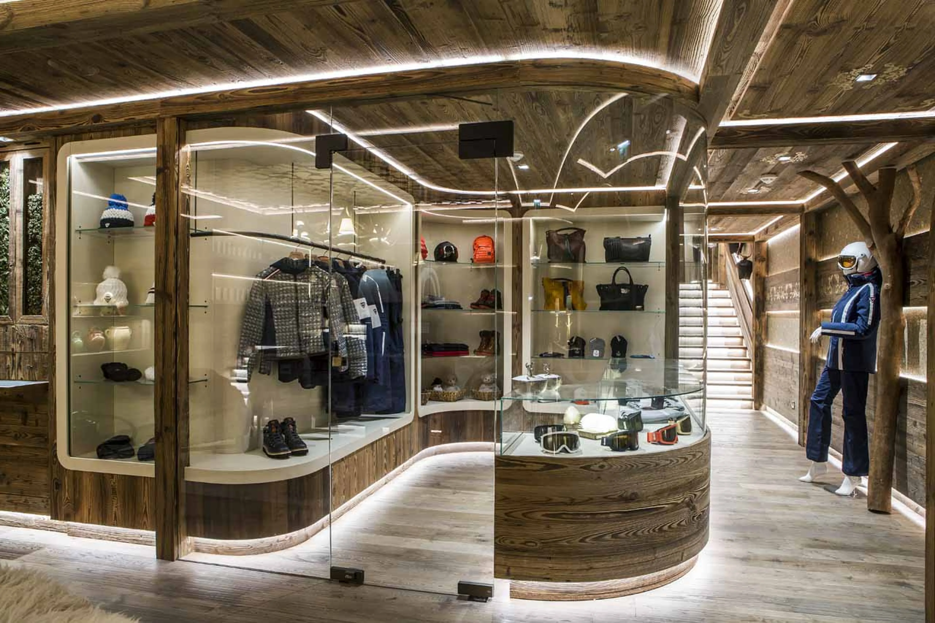 Boutique shop at Refuge de la Traye in Meribel