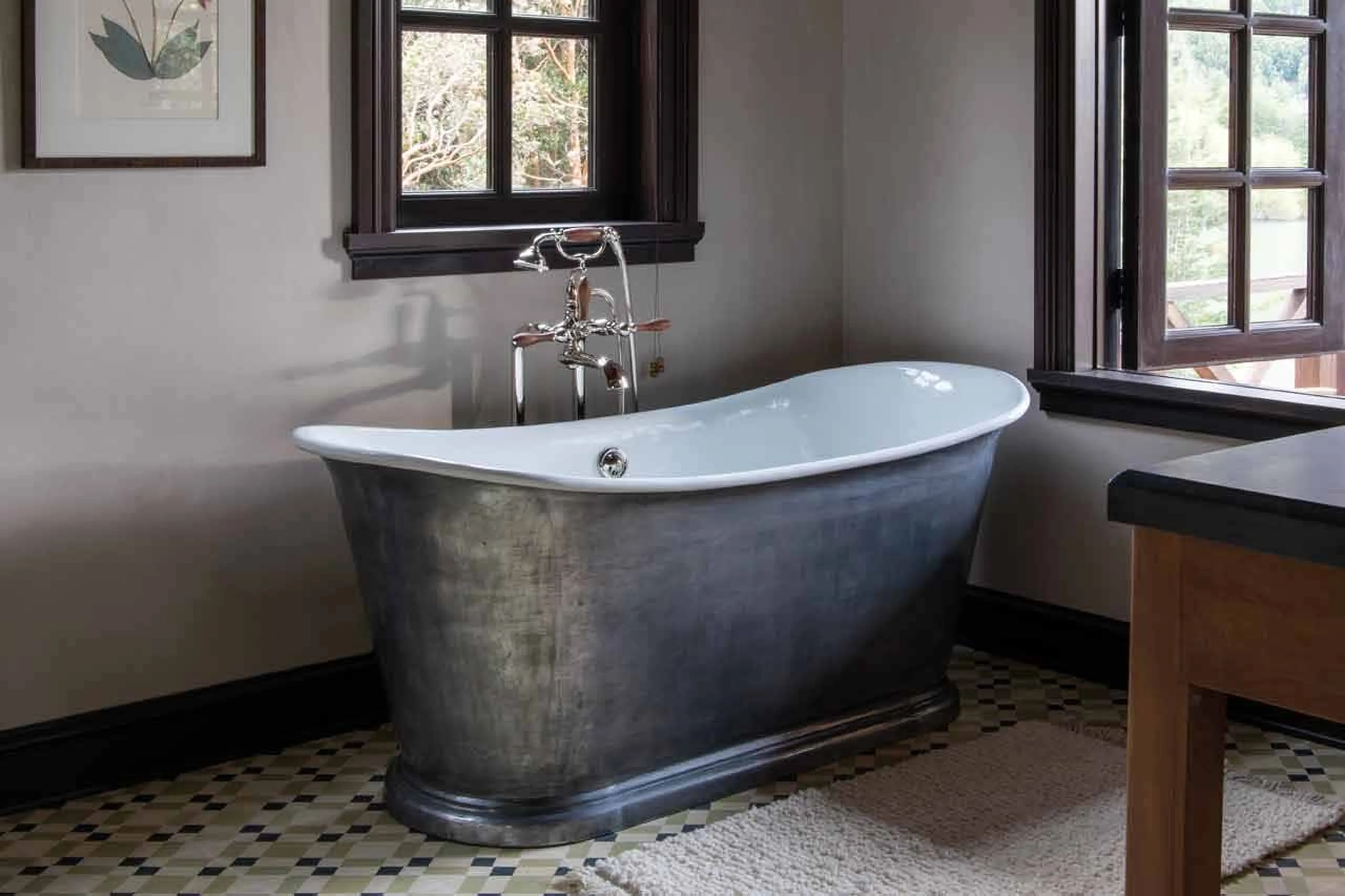 Bathroom at Rio Palena Lodge in Patagonia