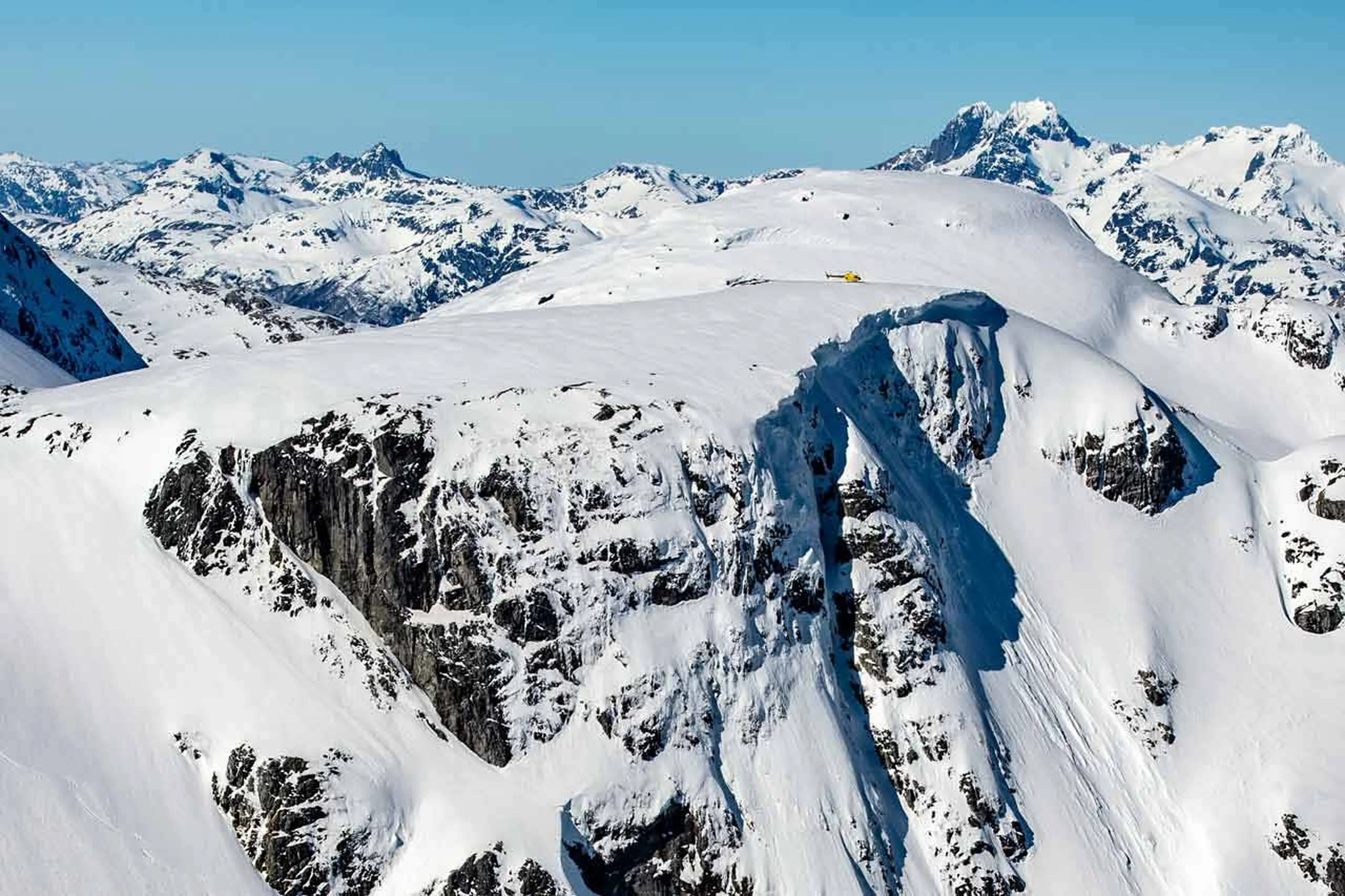 Heliskiing at Rio Palena Lodge in Patagonia