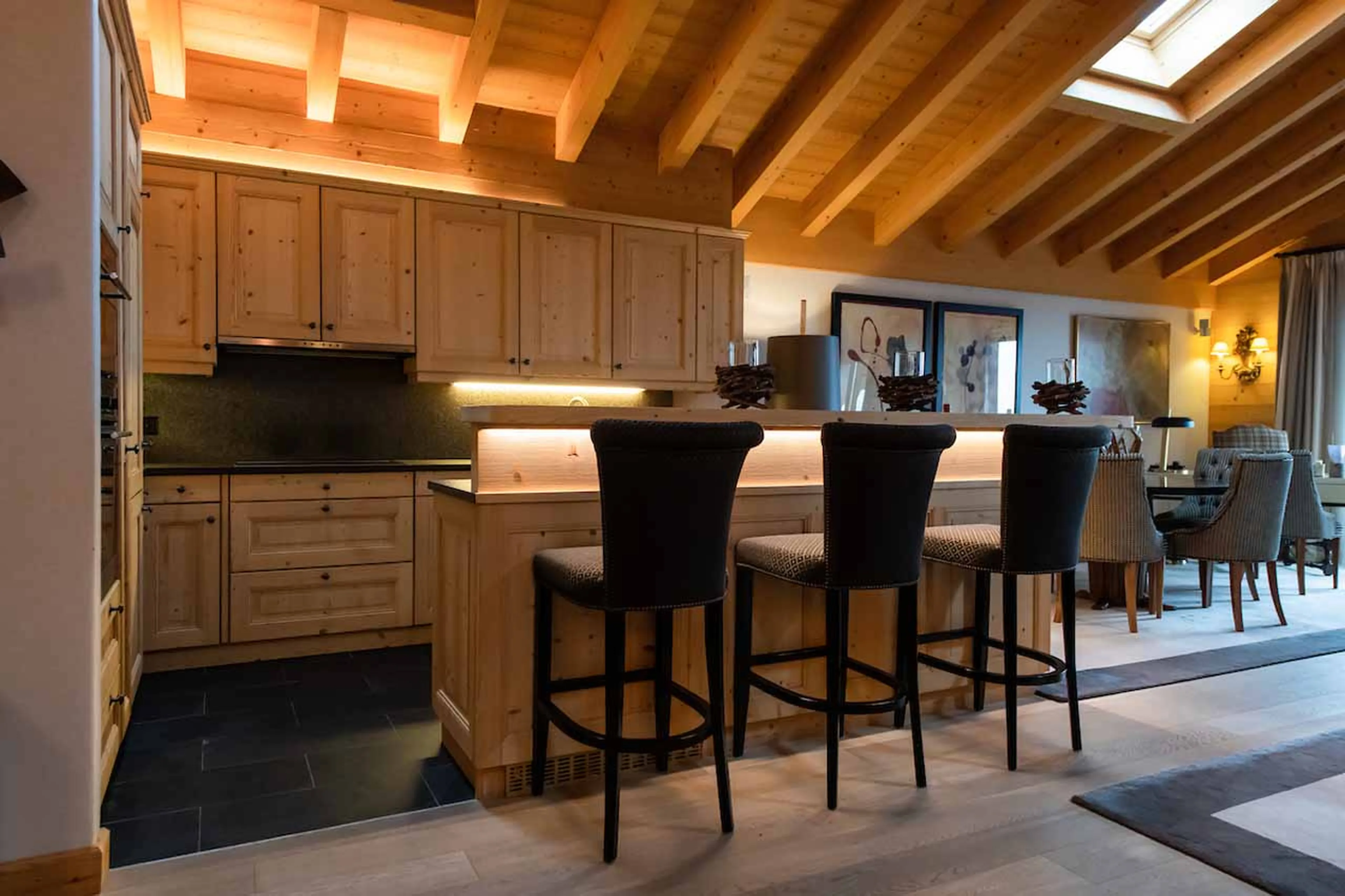 Breakfast bar at Royal Penthouse in Villars sur Ollon