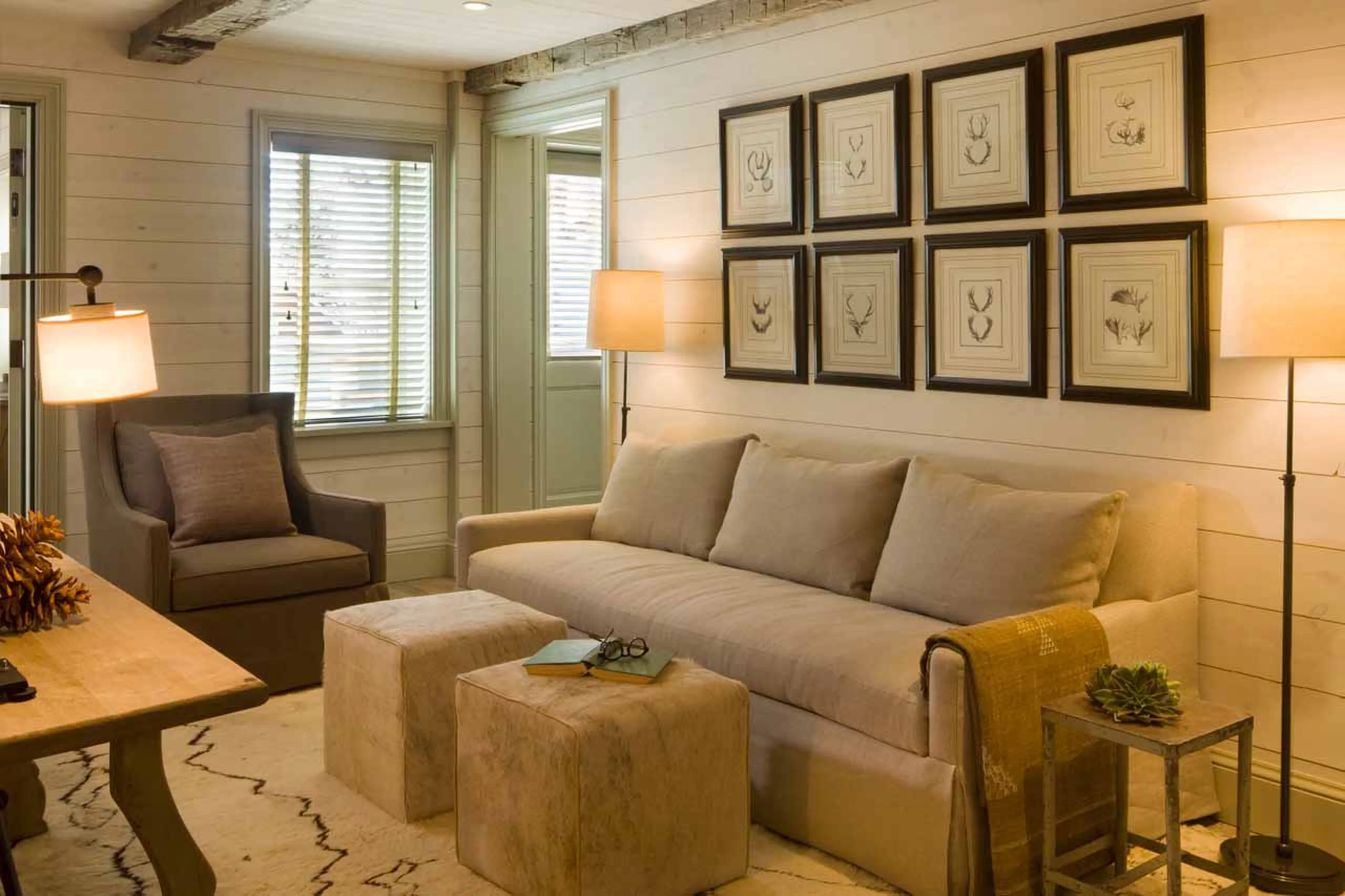 Sitting room at Scarp Ridge Lodge in Crested Butte