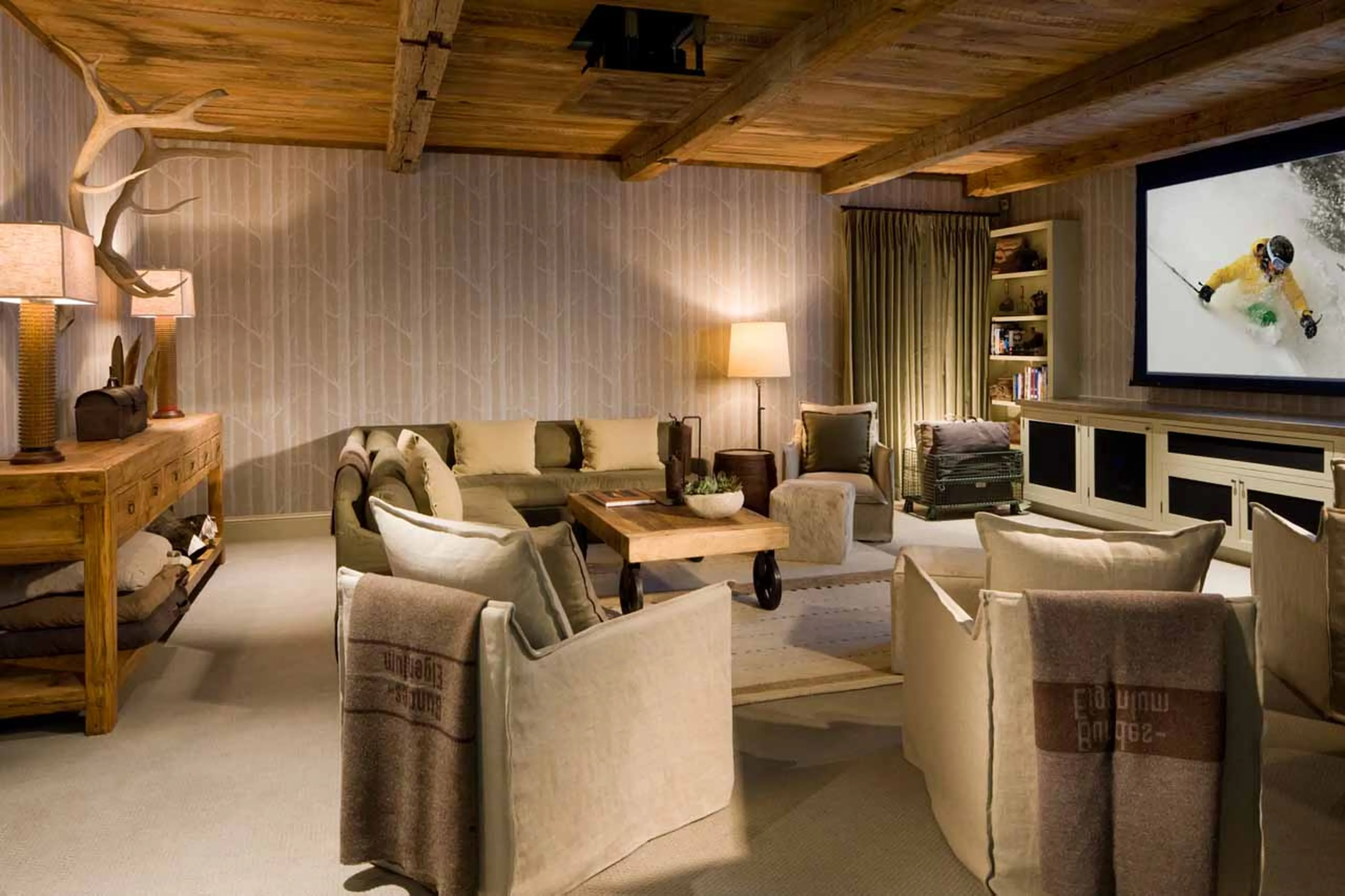 Media room at Scarp Ridge Lodge in Crested Butte