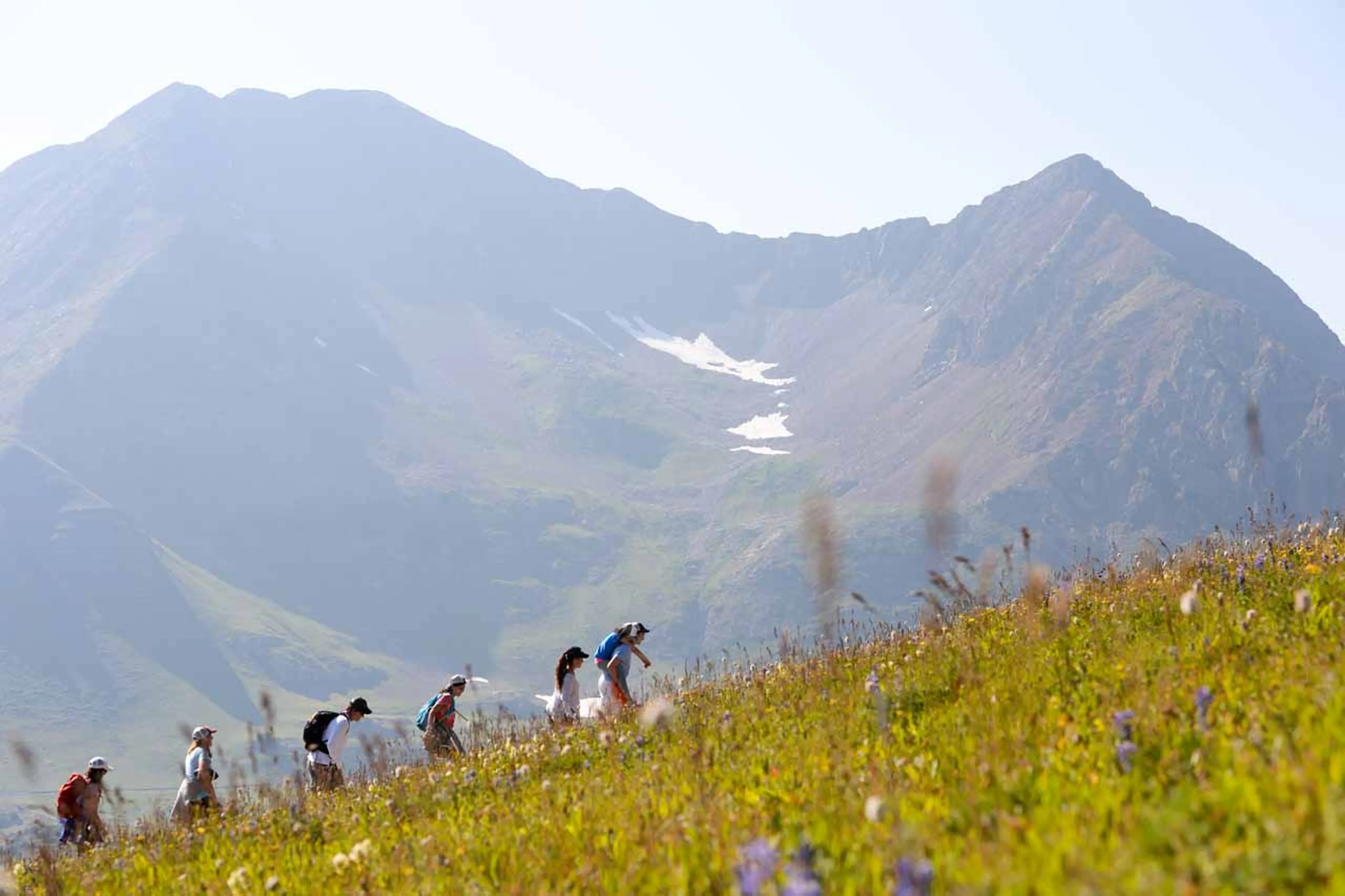 Summer hiking at Scarp Ridge Lodge in Crested Butte