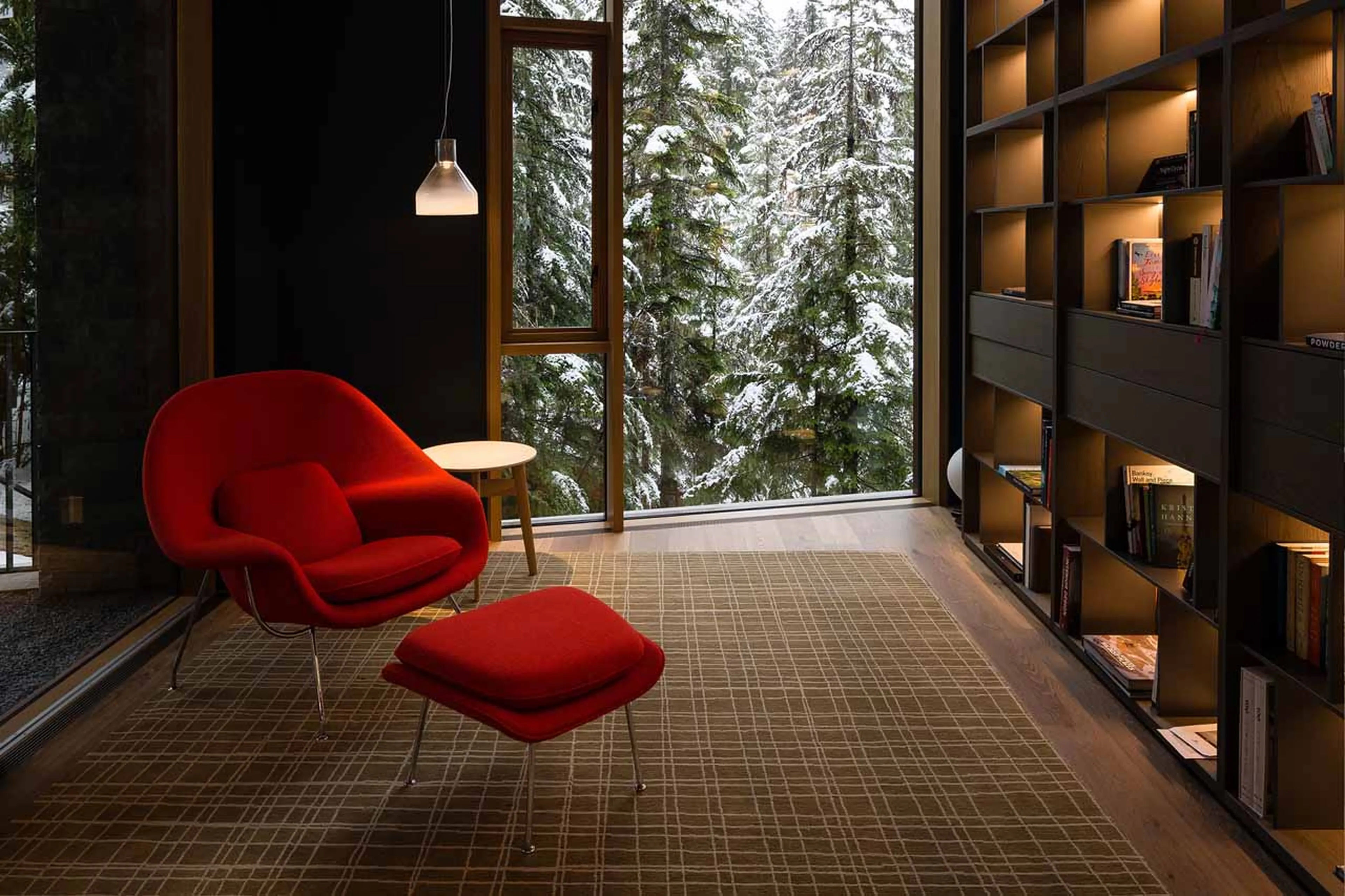 Reading nook at Serenity Estate Kadenwood in Whistler