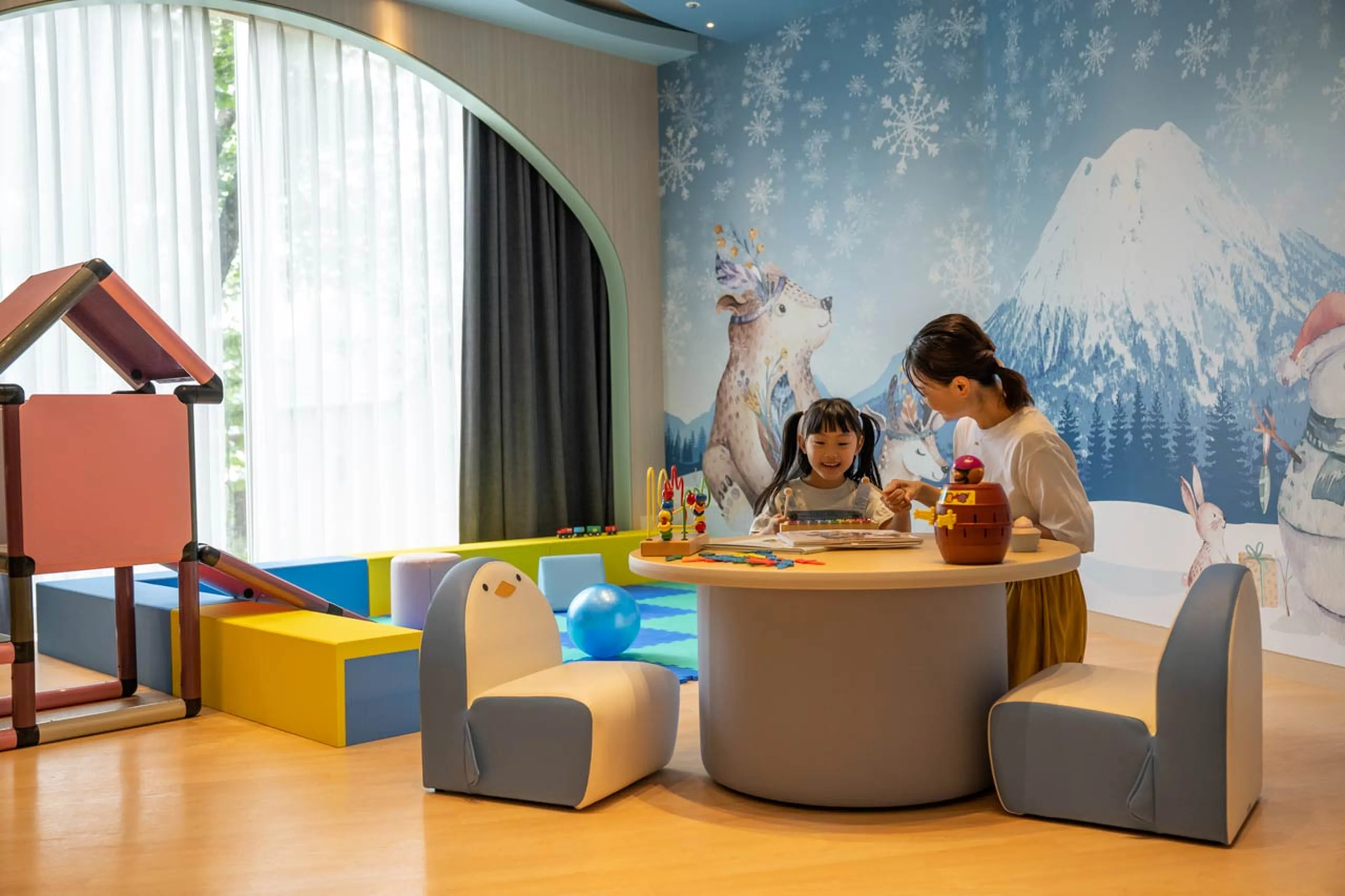 Kids playroom at Setsu in Niseko