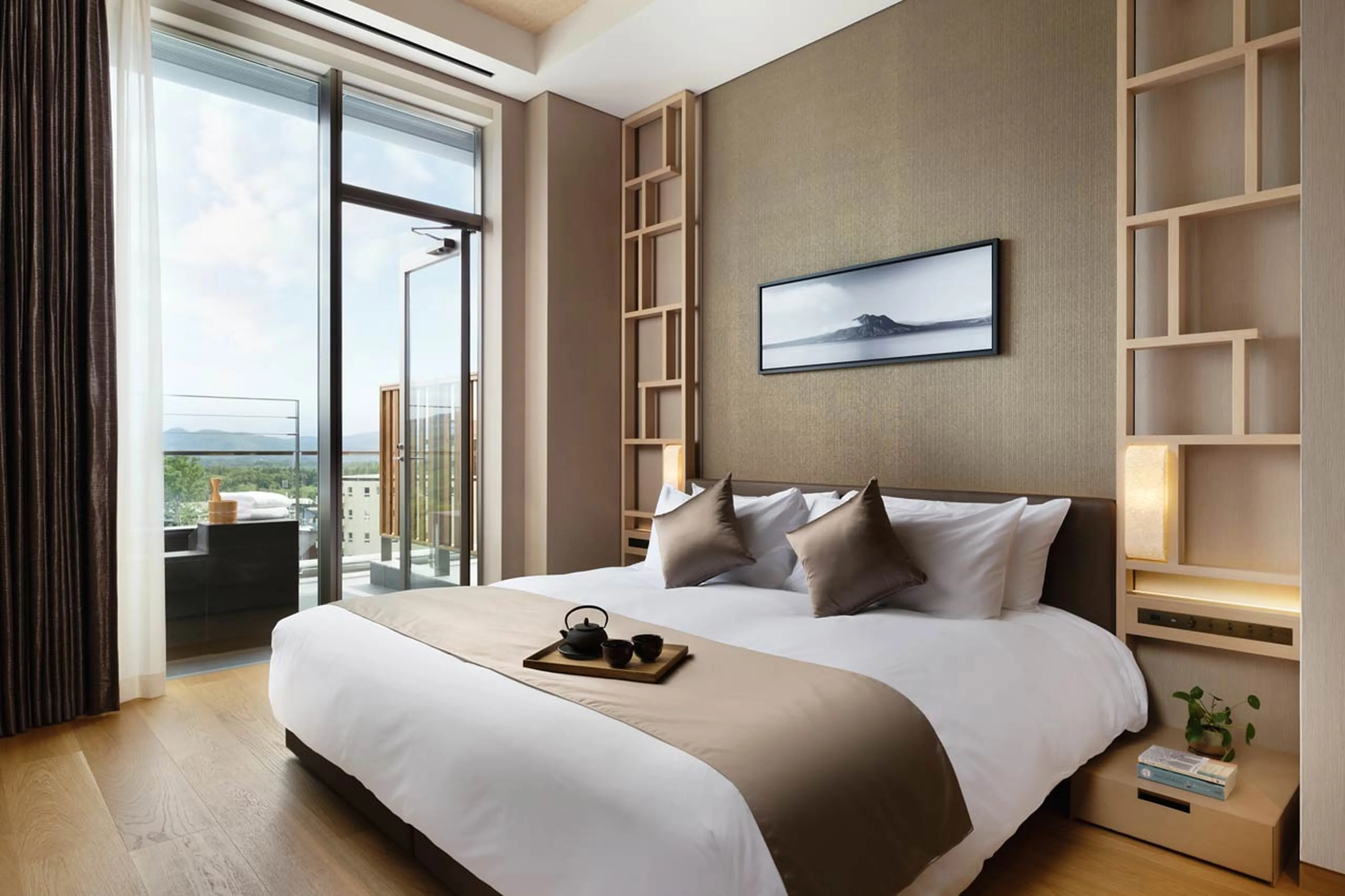 Double bedroom at Setsu Penthouse in Niseko